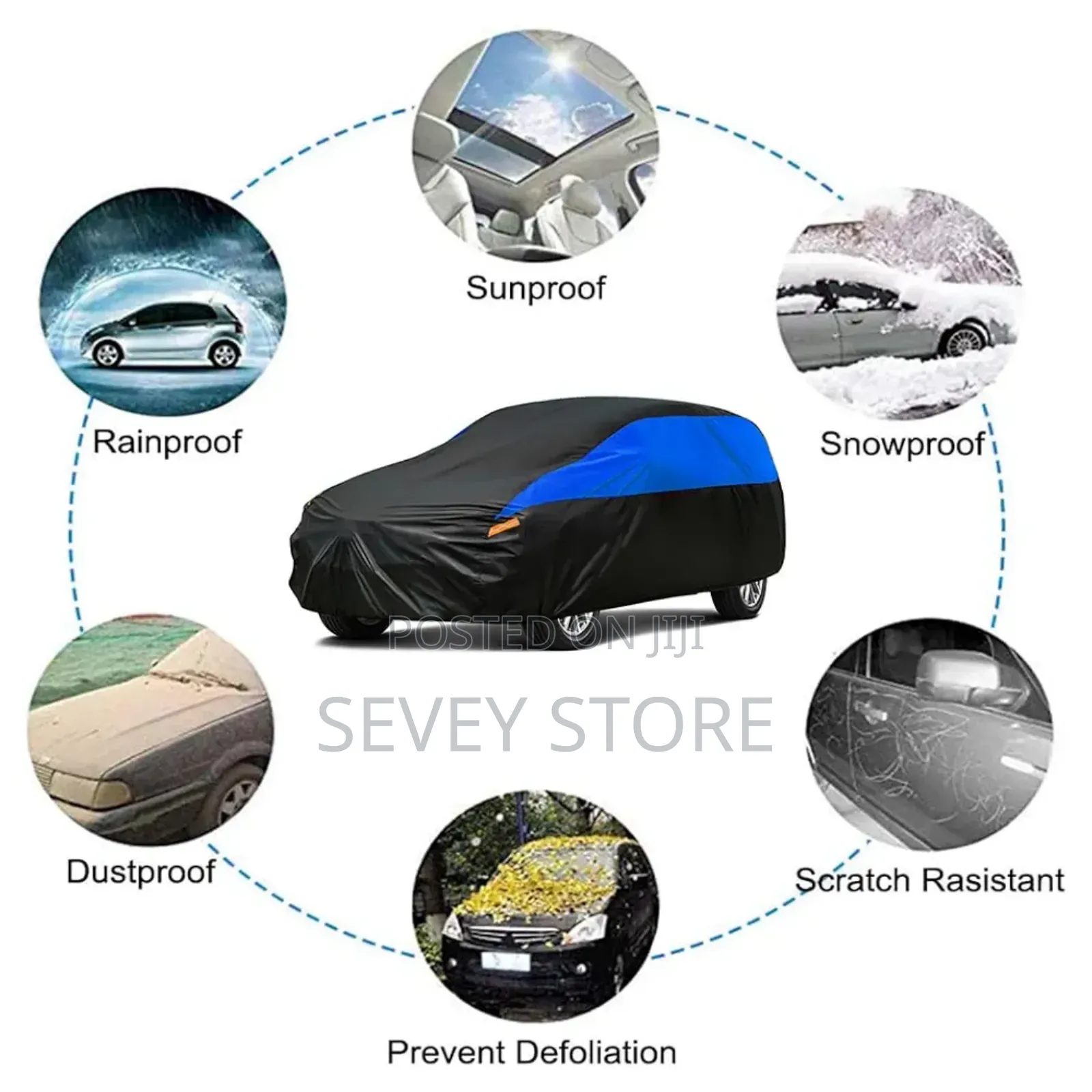Suv Car Cover for Automobiles All Weather Waterproof