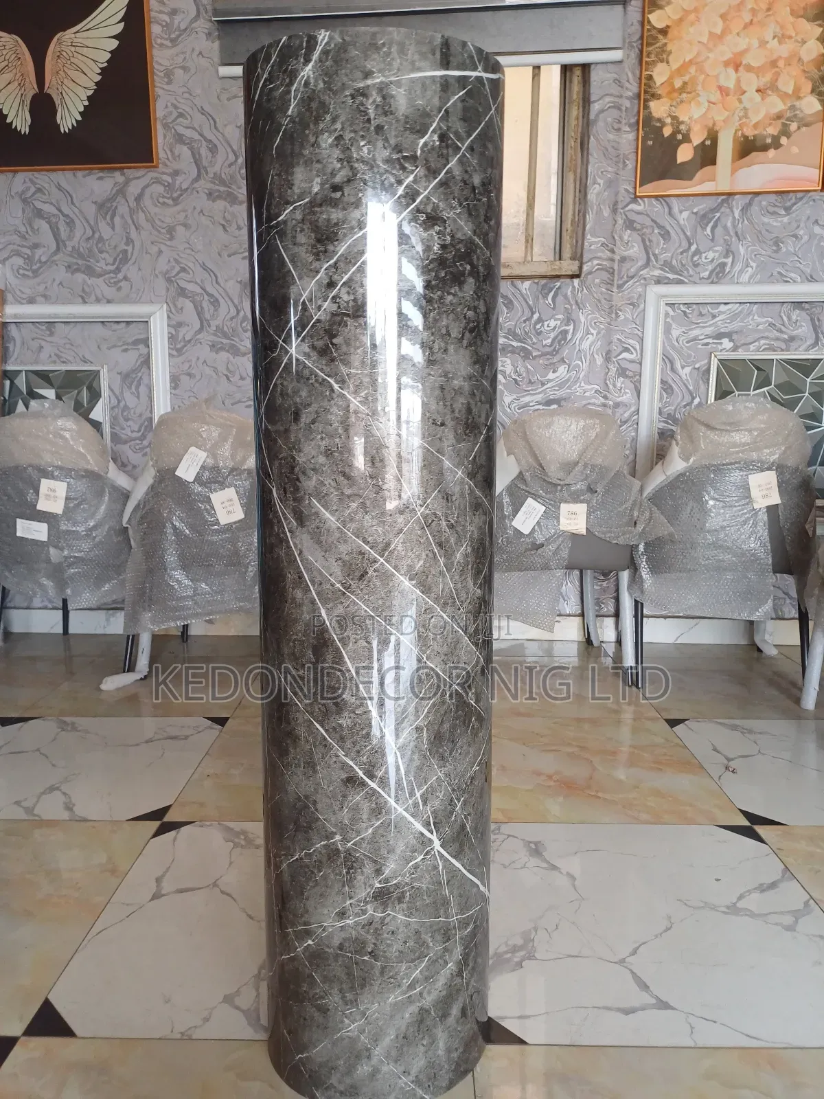 PVC Marble Wall Sticker