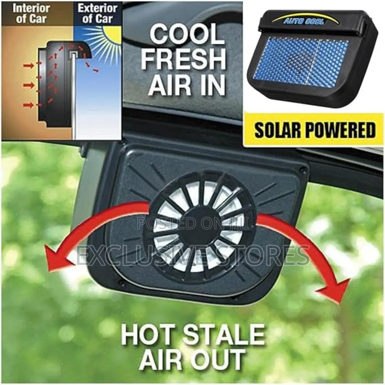 Auto Car Cooling Device