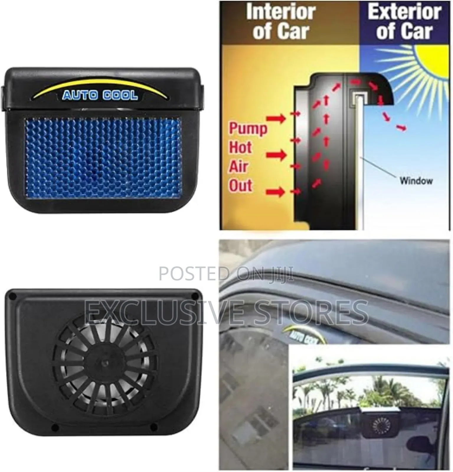 Auto Car Cooling Device