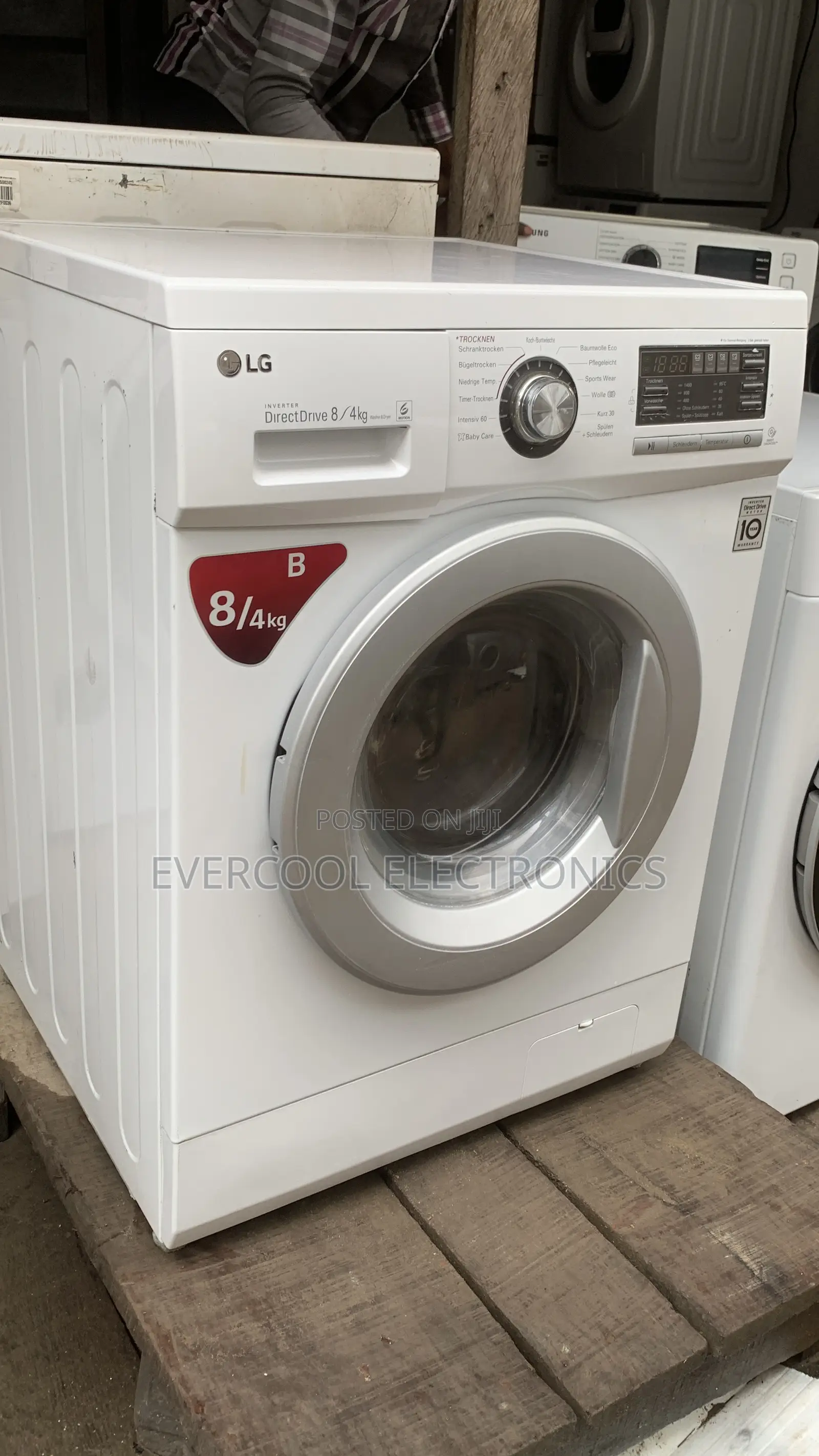 8kg Lg Inverter Direct Drive Wash Dry Washing Machine