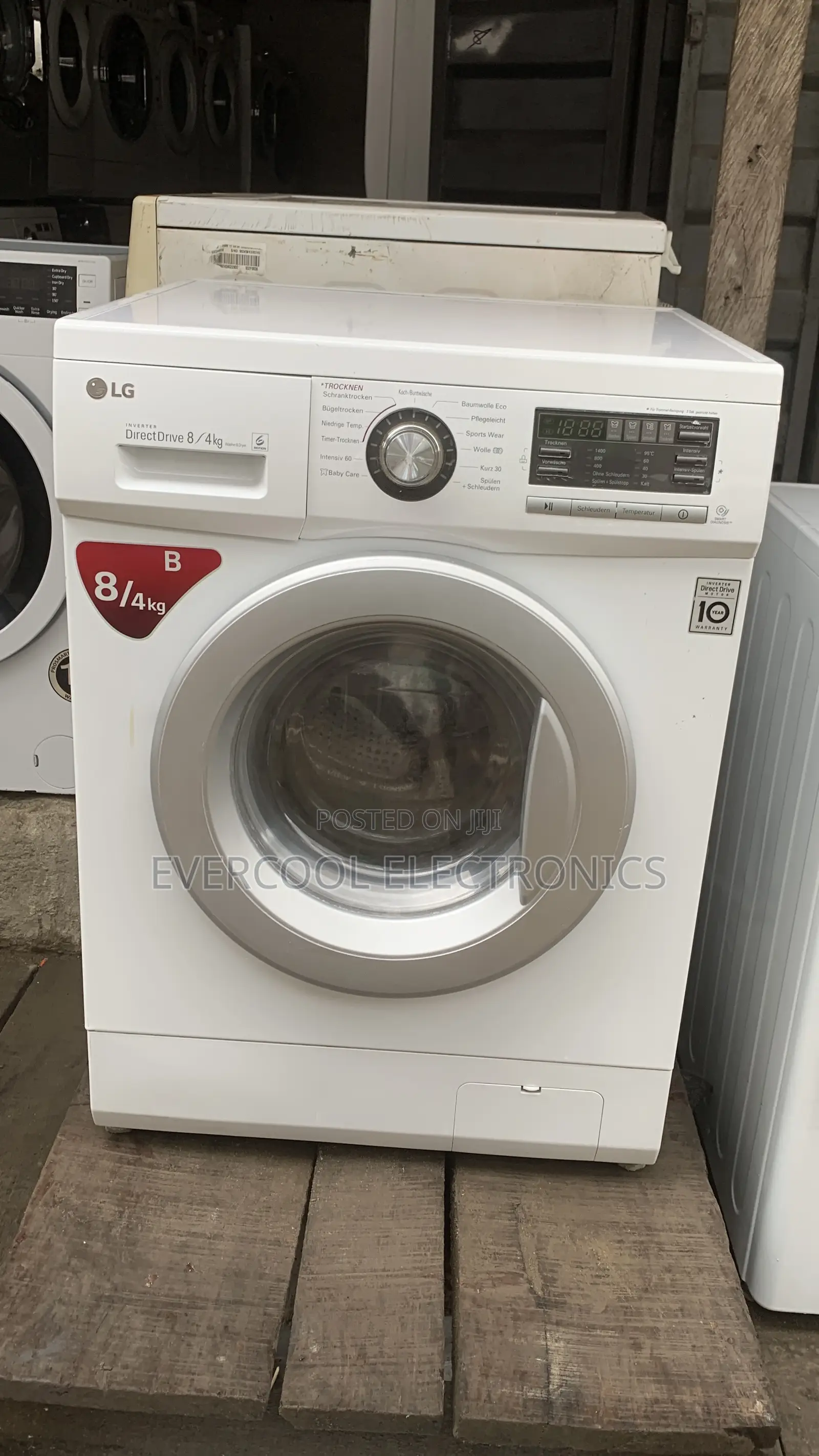 8kg Lg Inverter Direct Drive Wash Dry Washing Machine