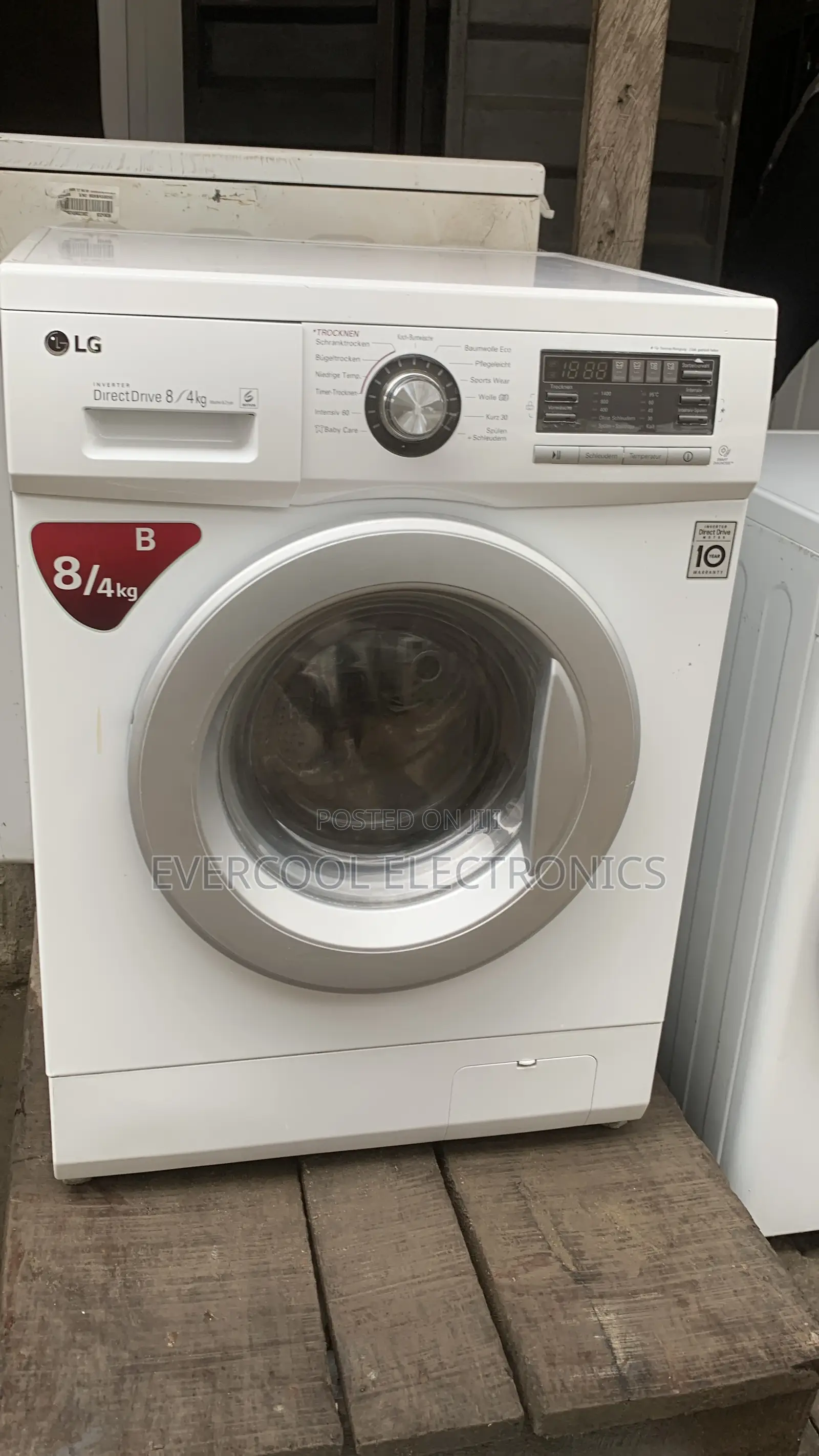 8kg Lg Inverter Direct Drive Wash Dry Washing Machine