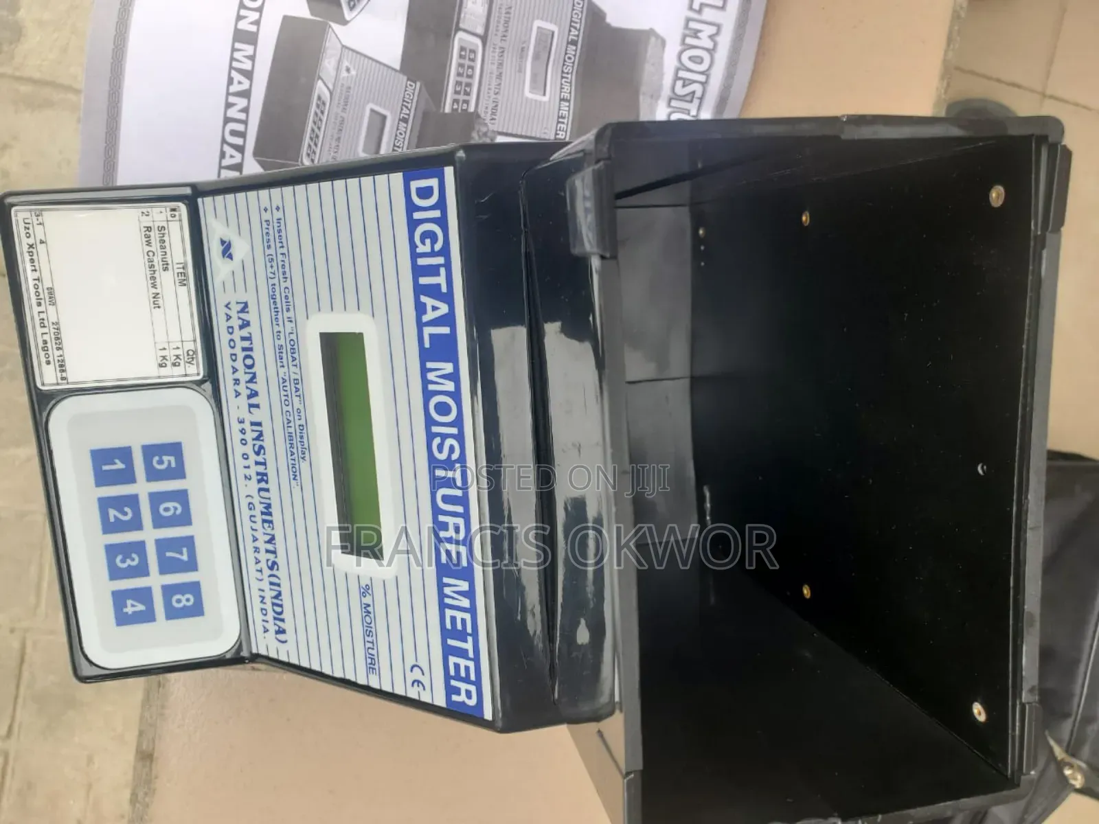 Digital Moisture Meter for Shea Nut