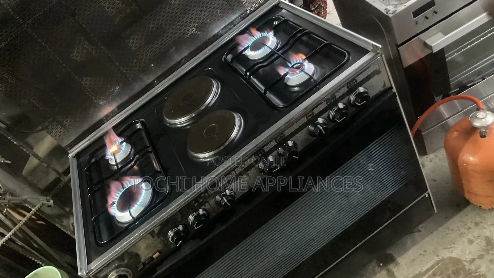 90cm 6 Burner Standing Gas Cooker