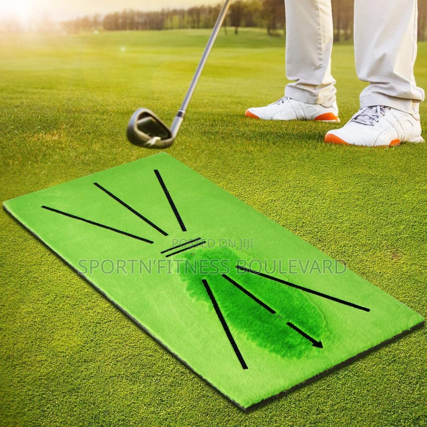 Driving Mat With Practice Balls