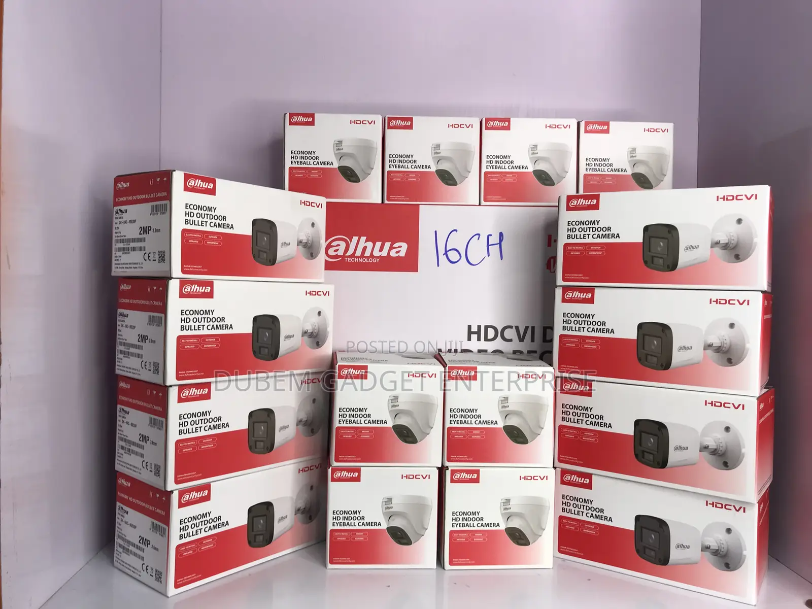 Dahua 16 Channel DVR + 16 Cameras