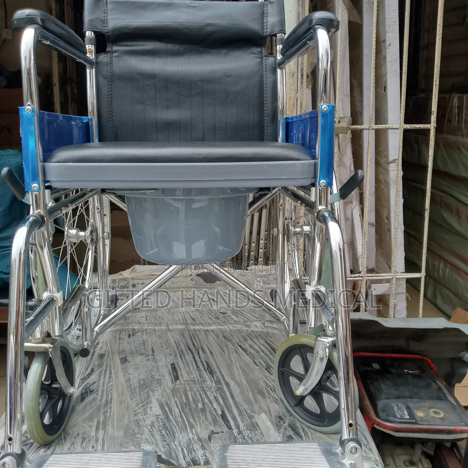 Portable Commode Wheel Chair