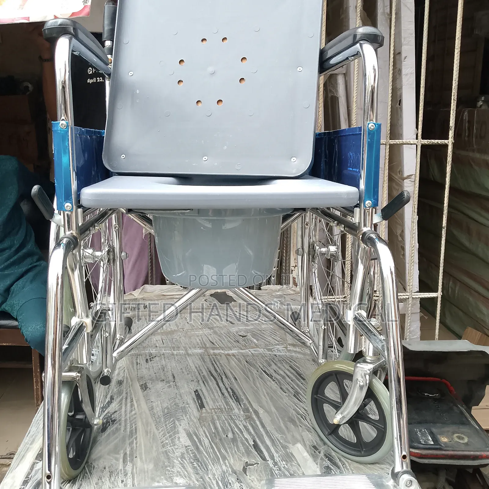 Portable Commode Wheel Chair