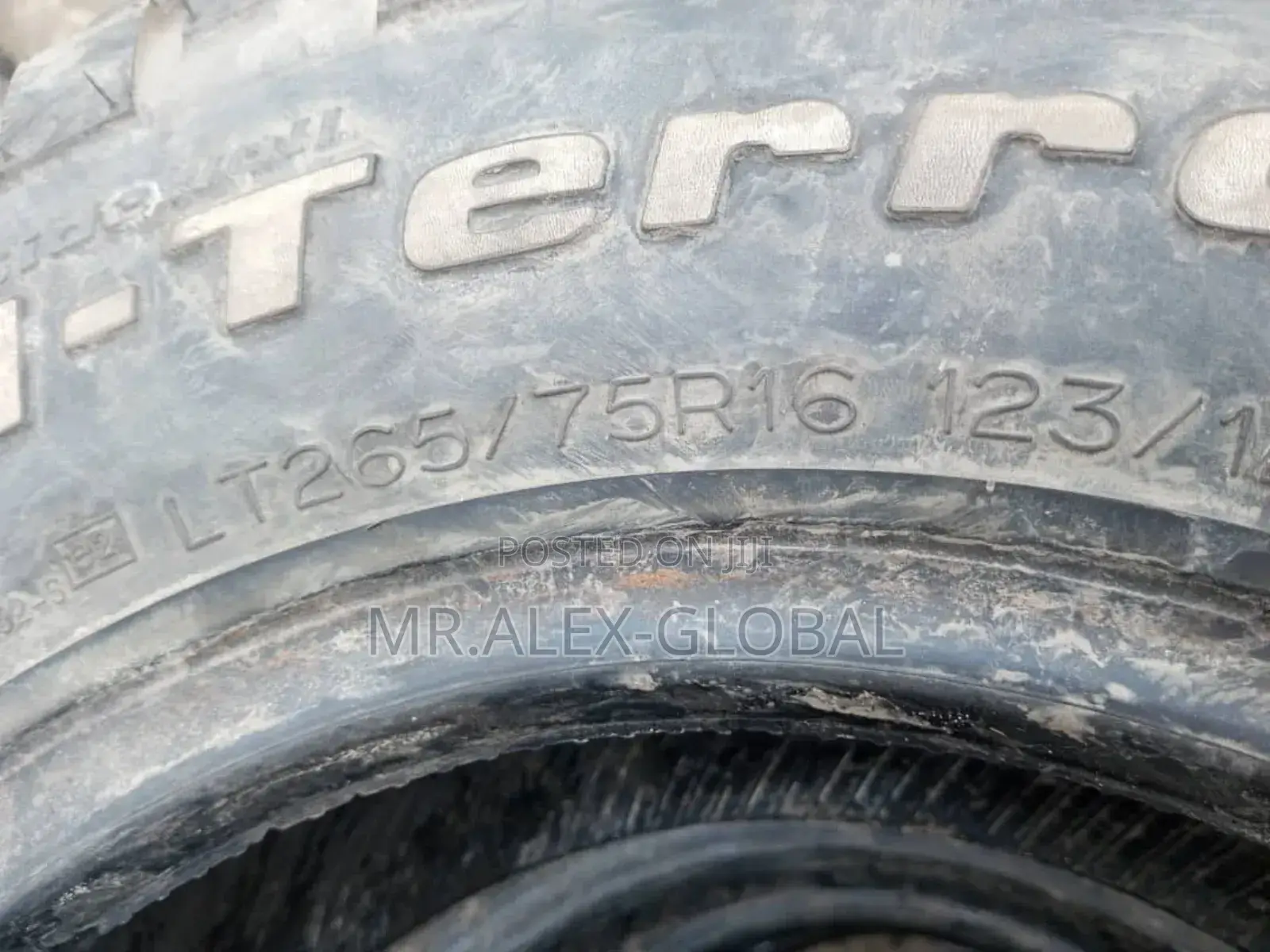 265/75/16 Bfgoodrich Tokunbo Four Uniform