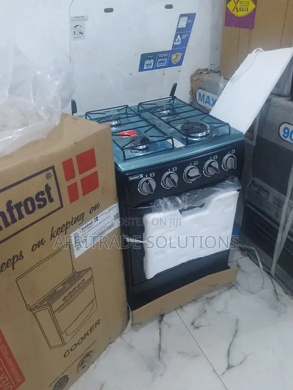 Scanfrost 4-Burner Gas Stove With Strong Cast Iron Grates