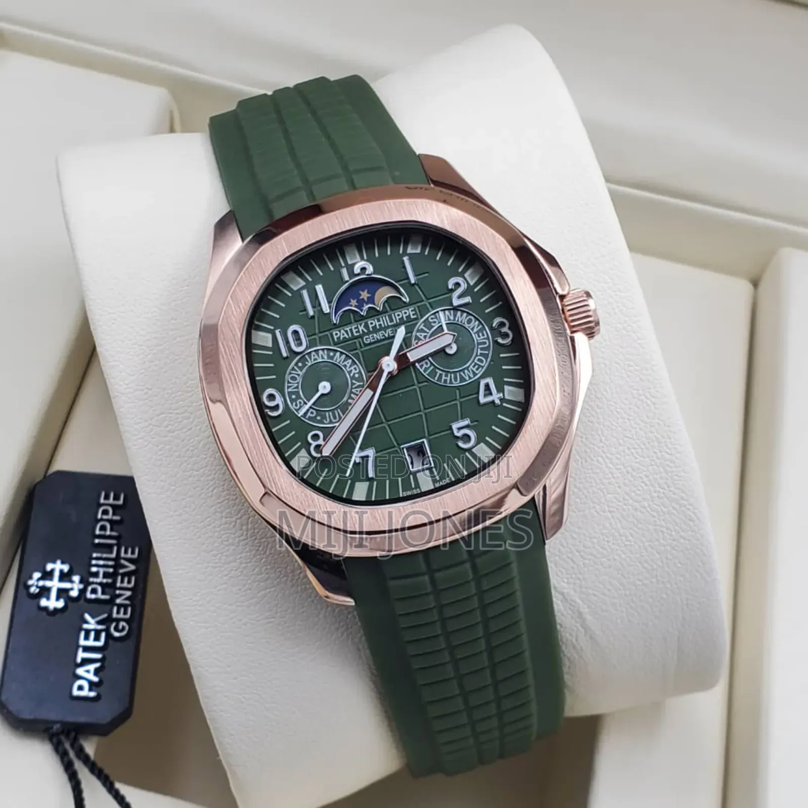Patek Philippe Inspired Month Day Sports Watch