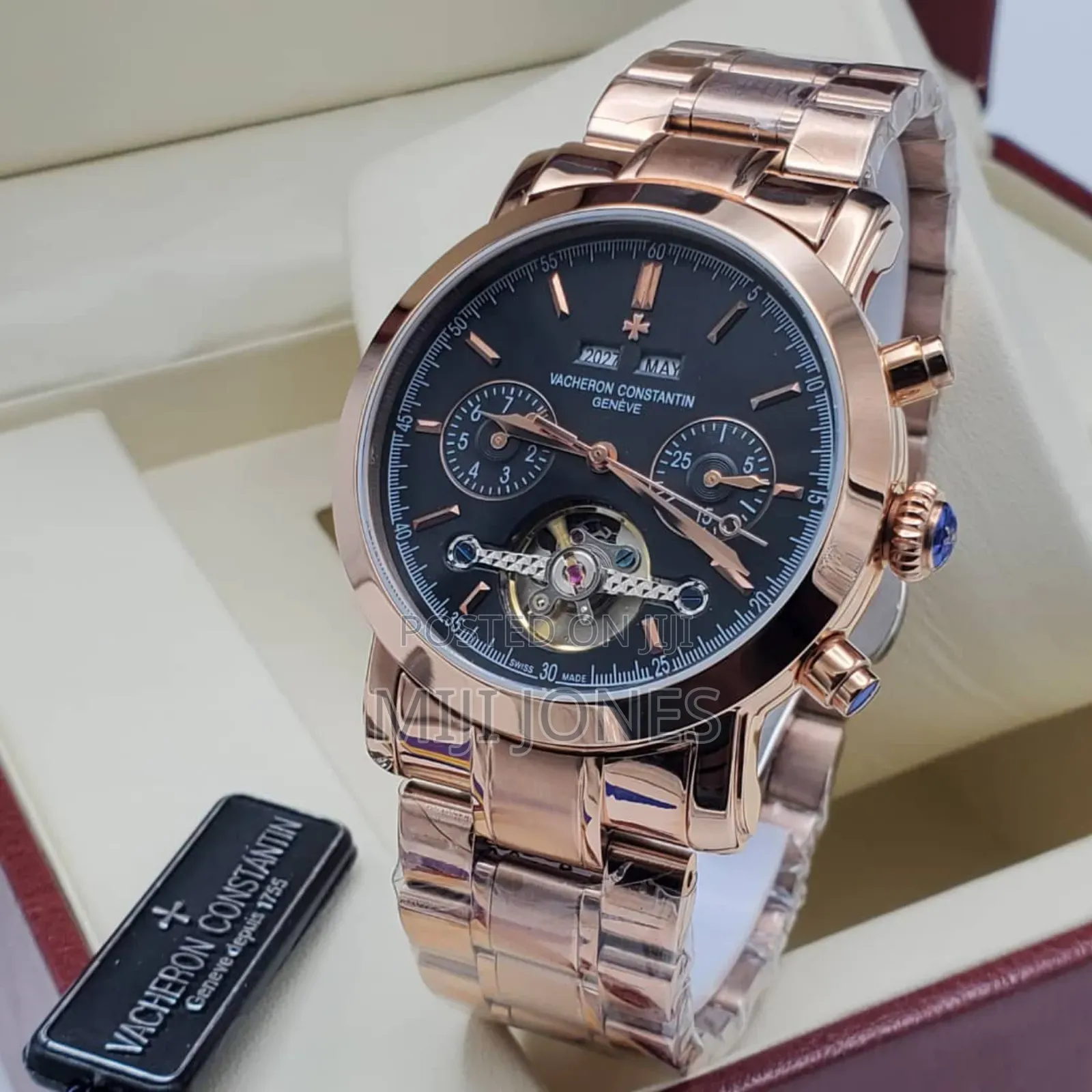 "Vacheron Constantin" Inspired Men Mechanical Chain Watch
