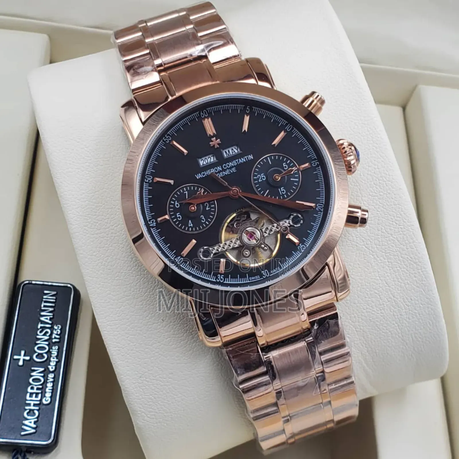 "Vacheron Constantin" Inspired Men Mechanical Chain Watch