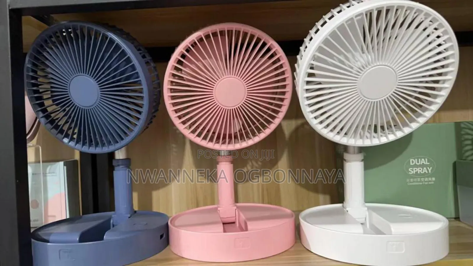Portable Usb Rechargeable Table Fan