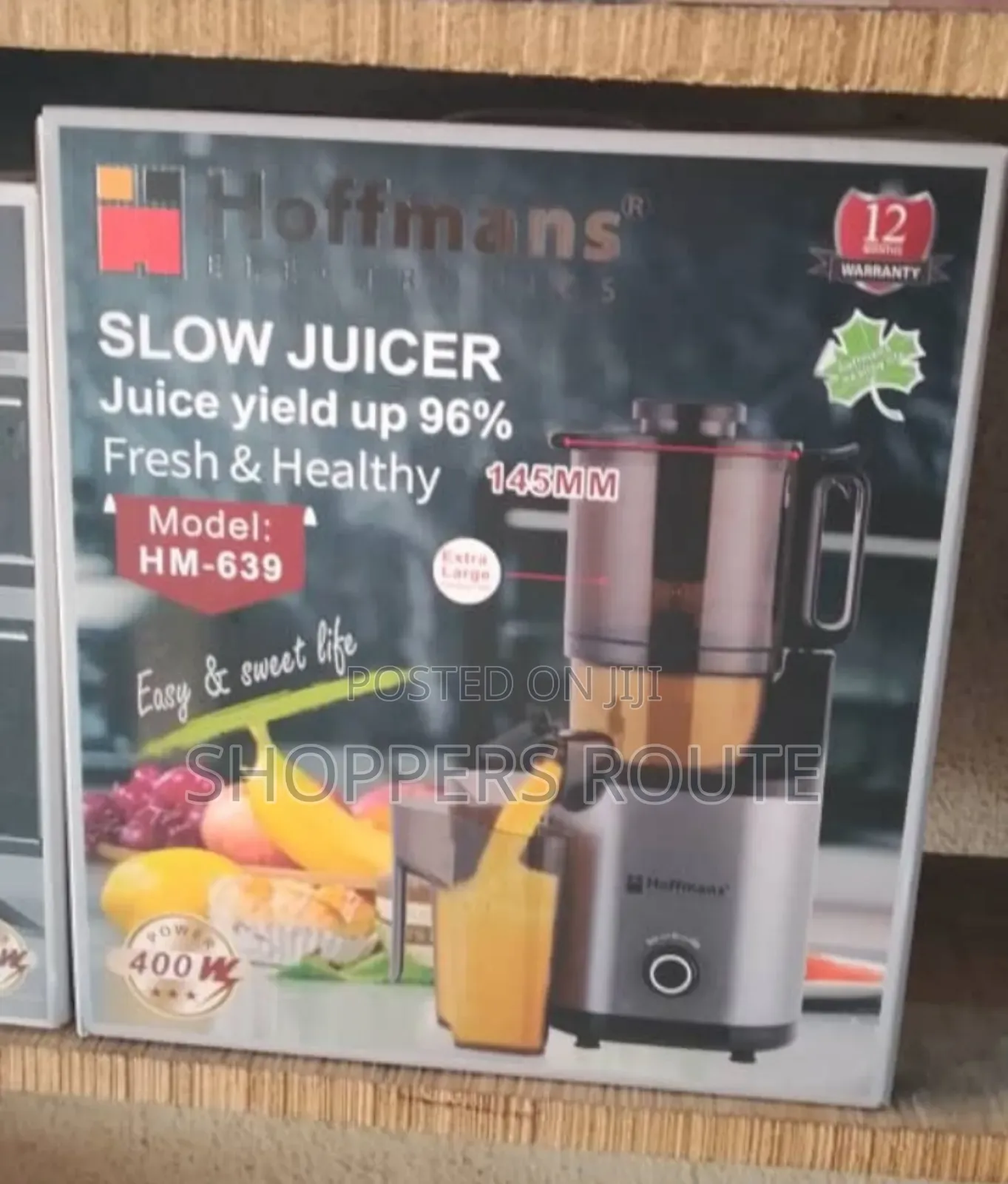Hoffman's Electronic Slow Juicer Hm639 145mm