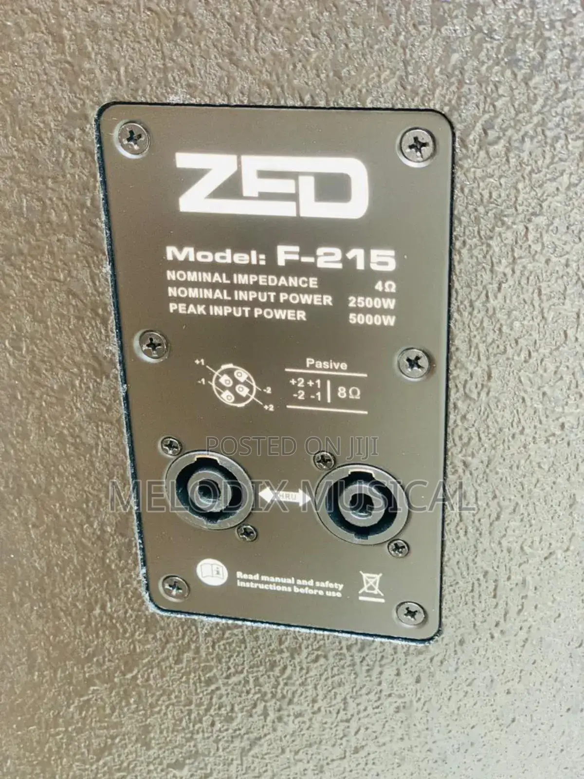 Zed. F-215 2-Ways Passive Loudspeaker