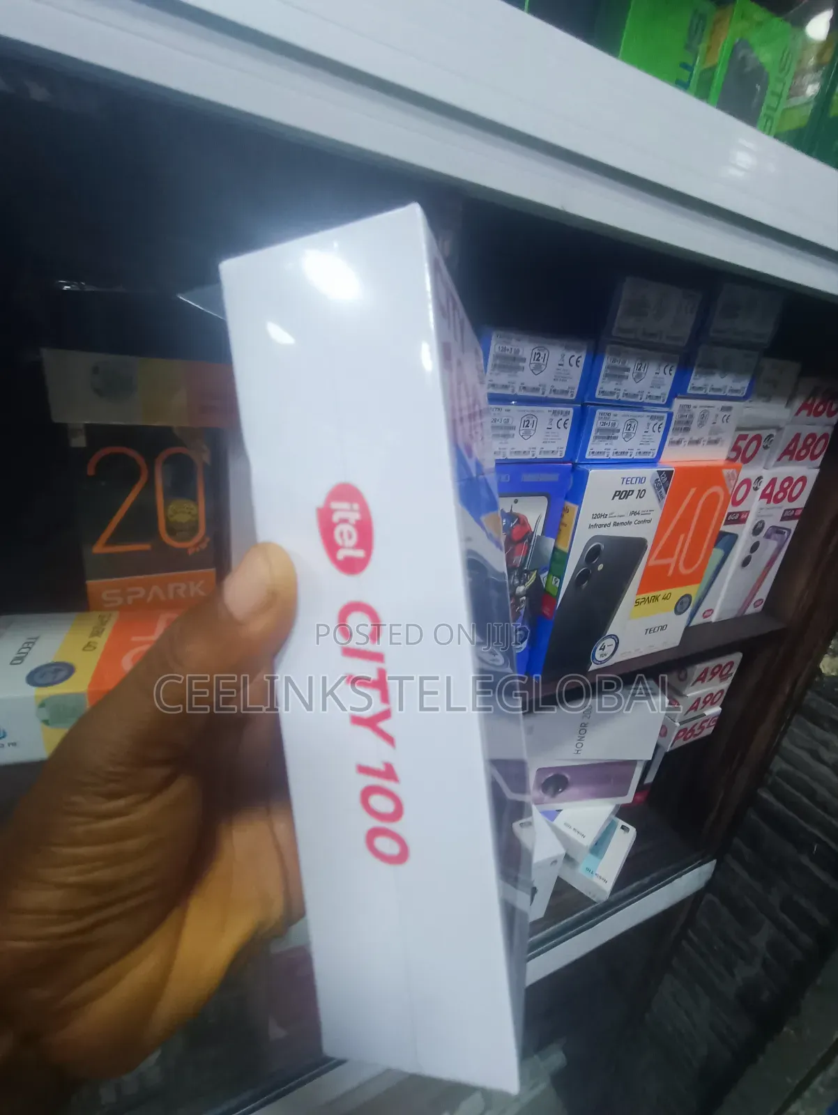 New Itel City 100 128 GB Black
