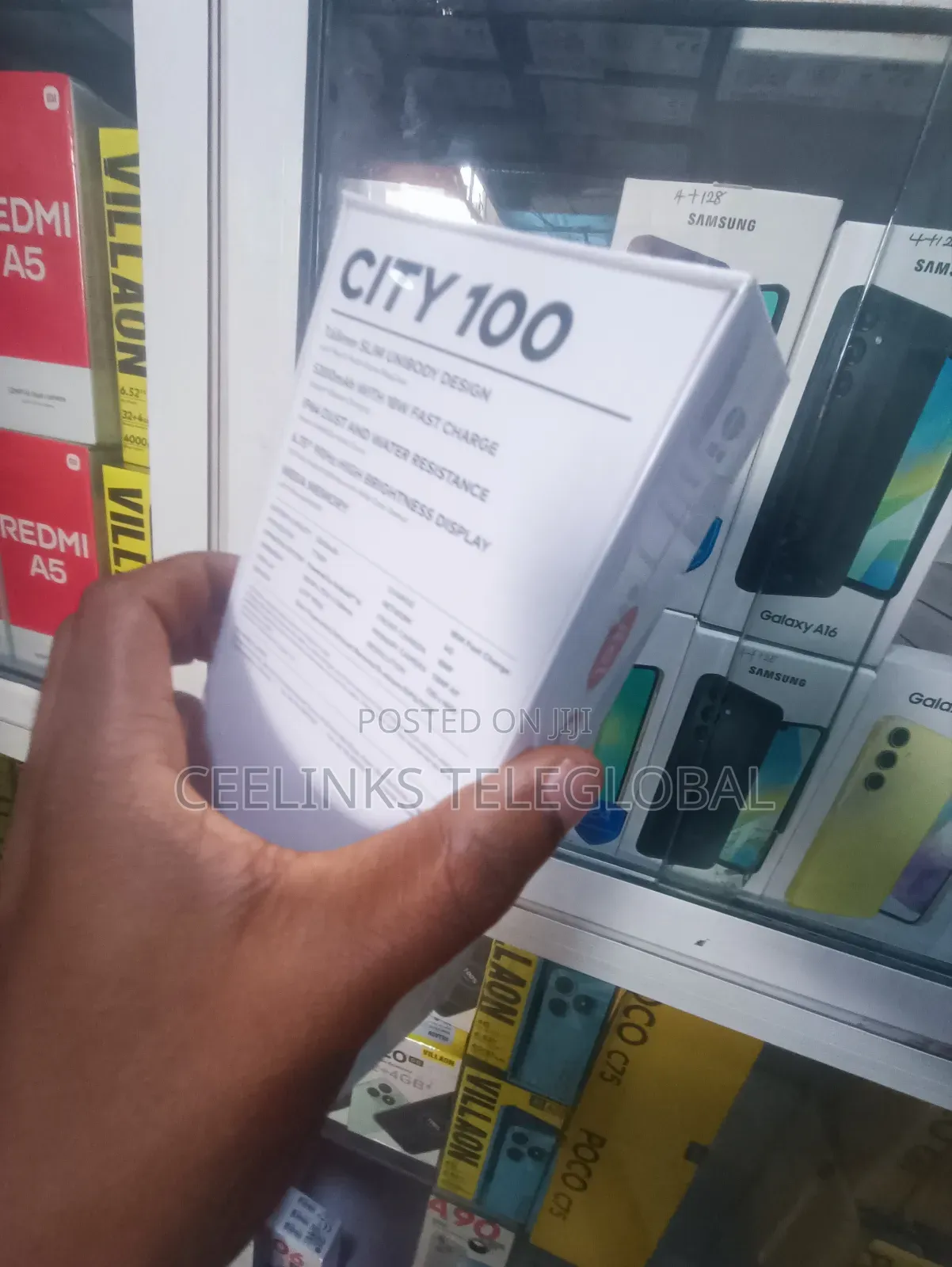 New Itel City 100 128 GB Black