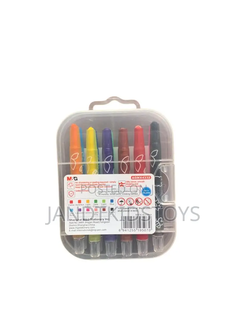 M G Twistable Crayons-12 Vibrant Colours