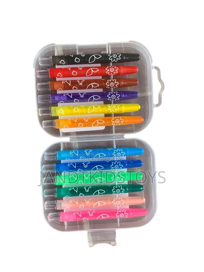 M G Twistable Crayons-12 Vibrant Colours