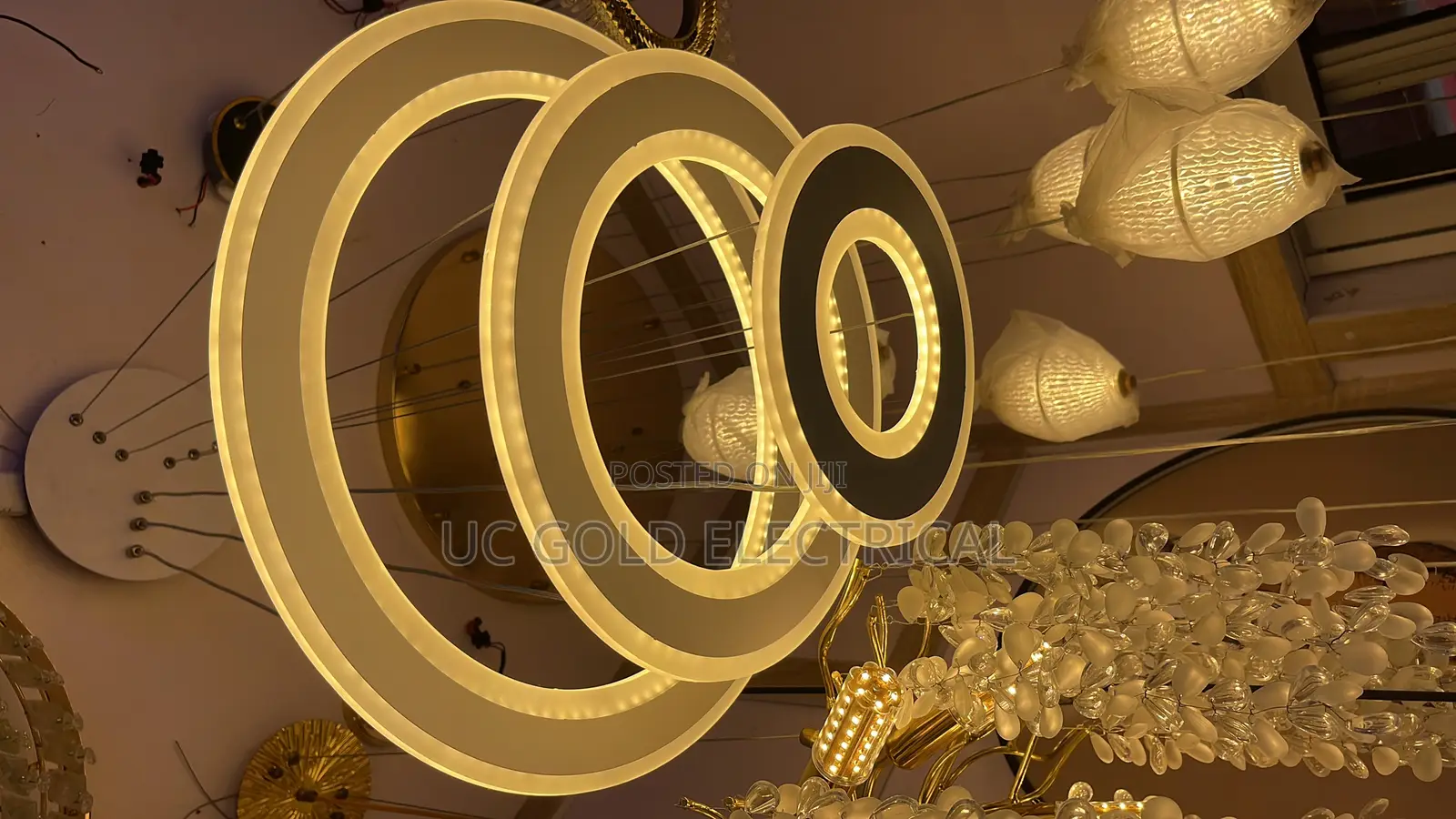 Modern Atmospheric Led Ceiling Light Highhall Living Room