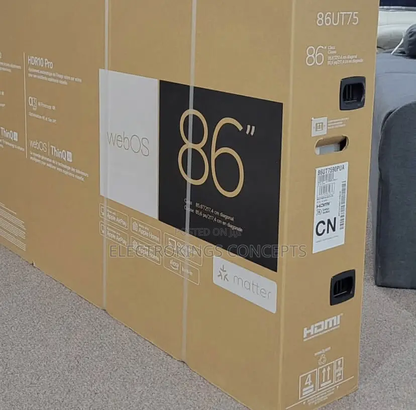 Lg 86 Inch Smart Television With Netflix and Youtube