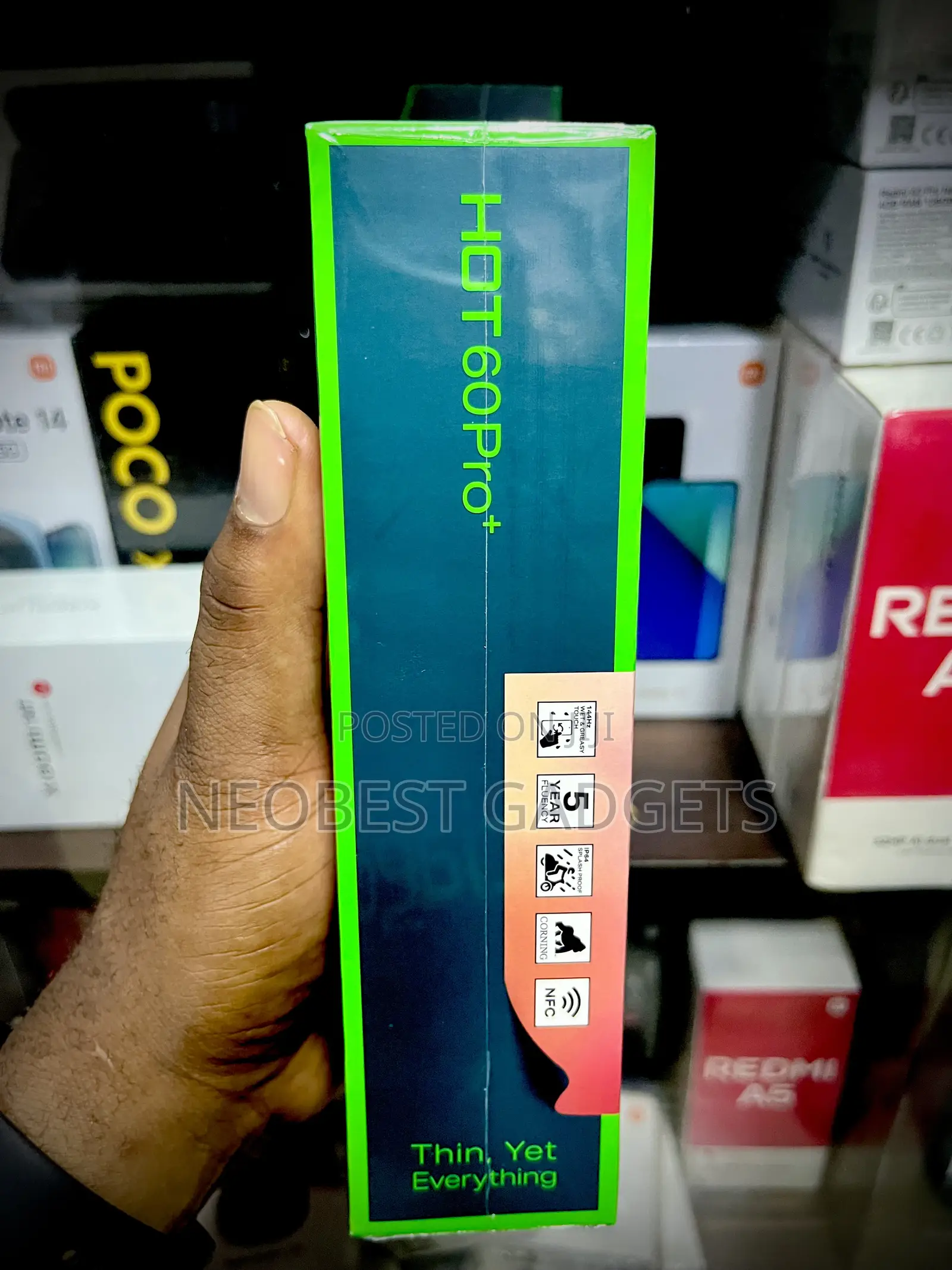New Infinix Hot 60 Pro+ 128 GB Black