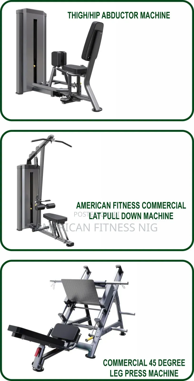 Lat Pull Down Machine