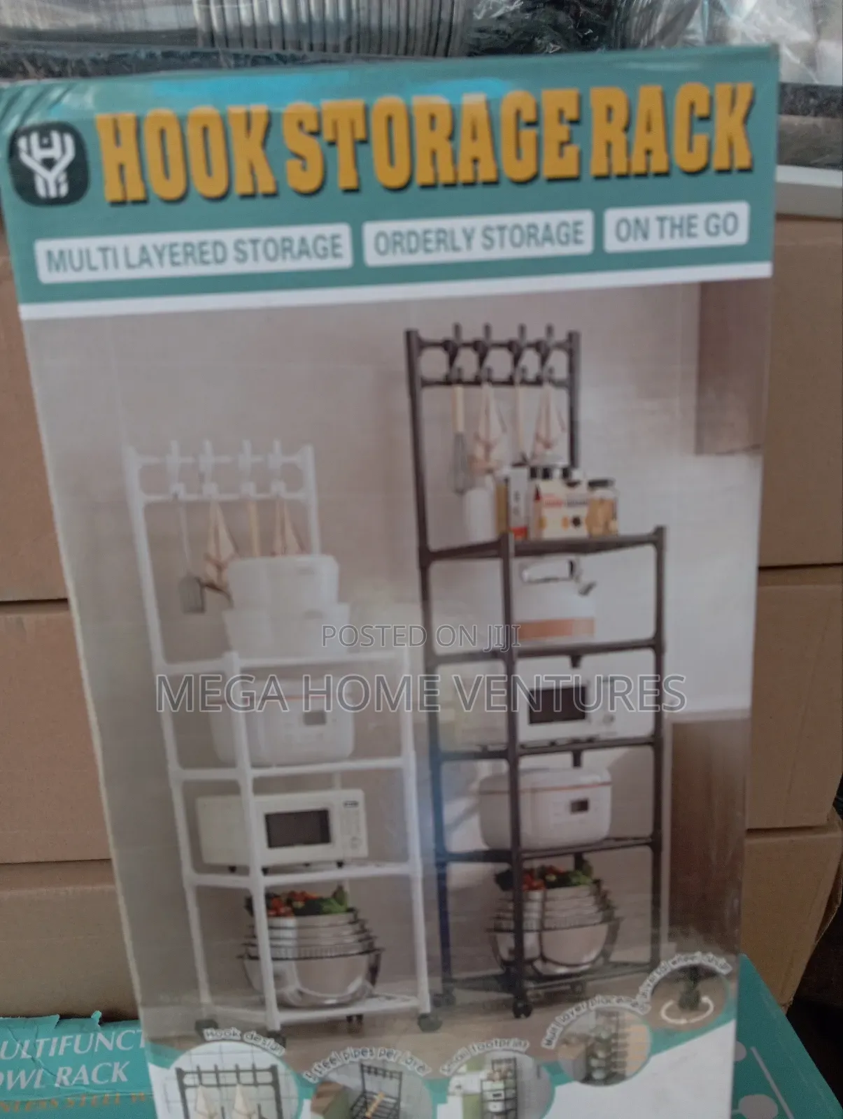 Hook Storage Kitchen Rack