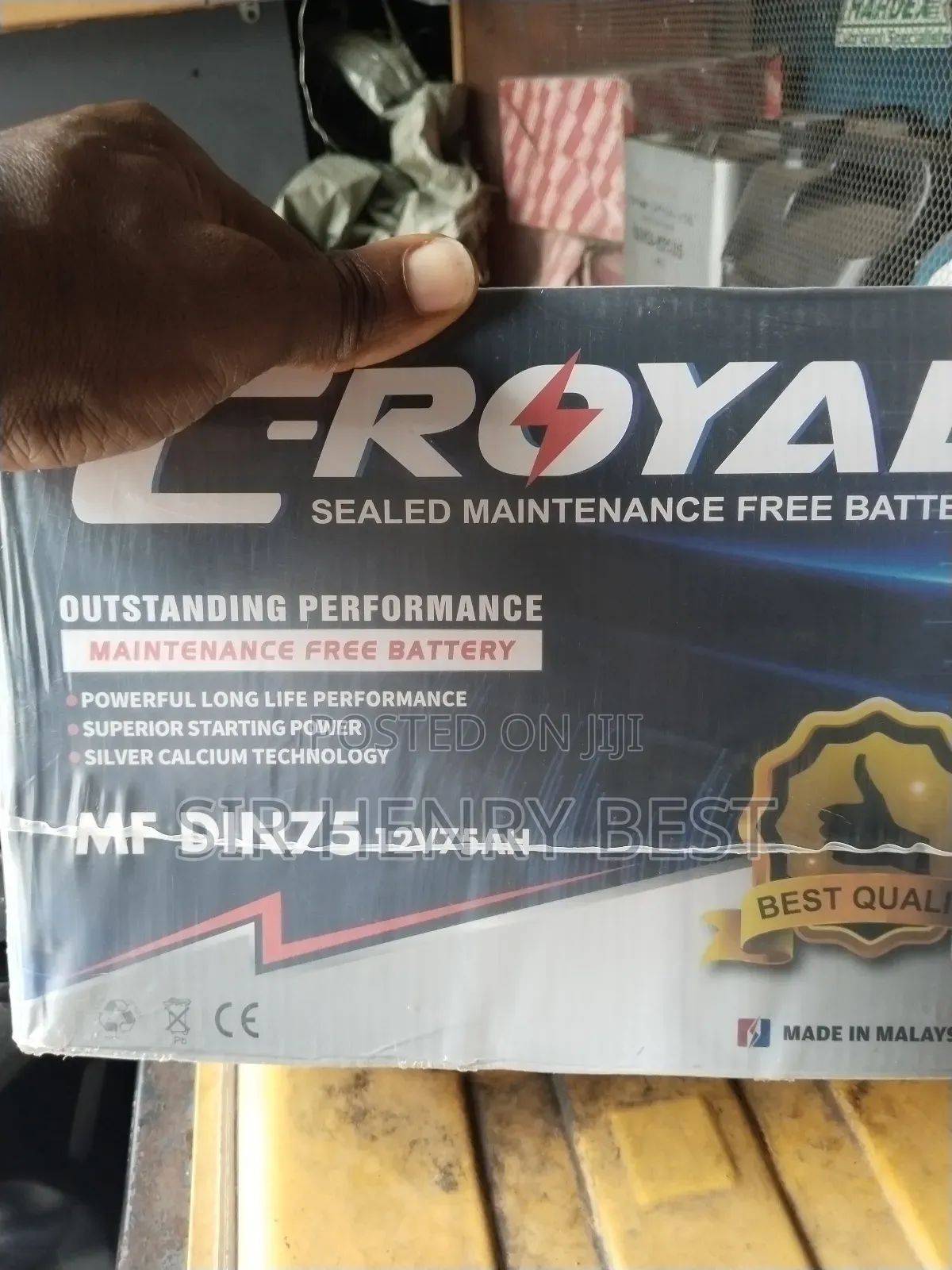 75 Arms Battery Made In Malaysia.