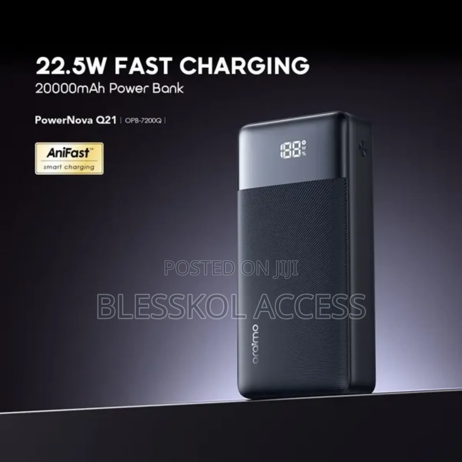 Oraimo Powernova Q21 20000mah 22.5w Power Bank
