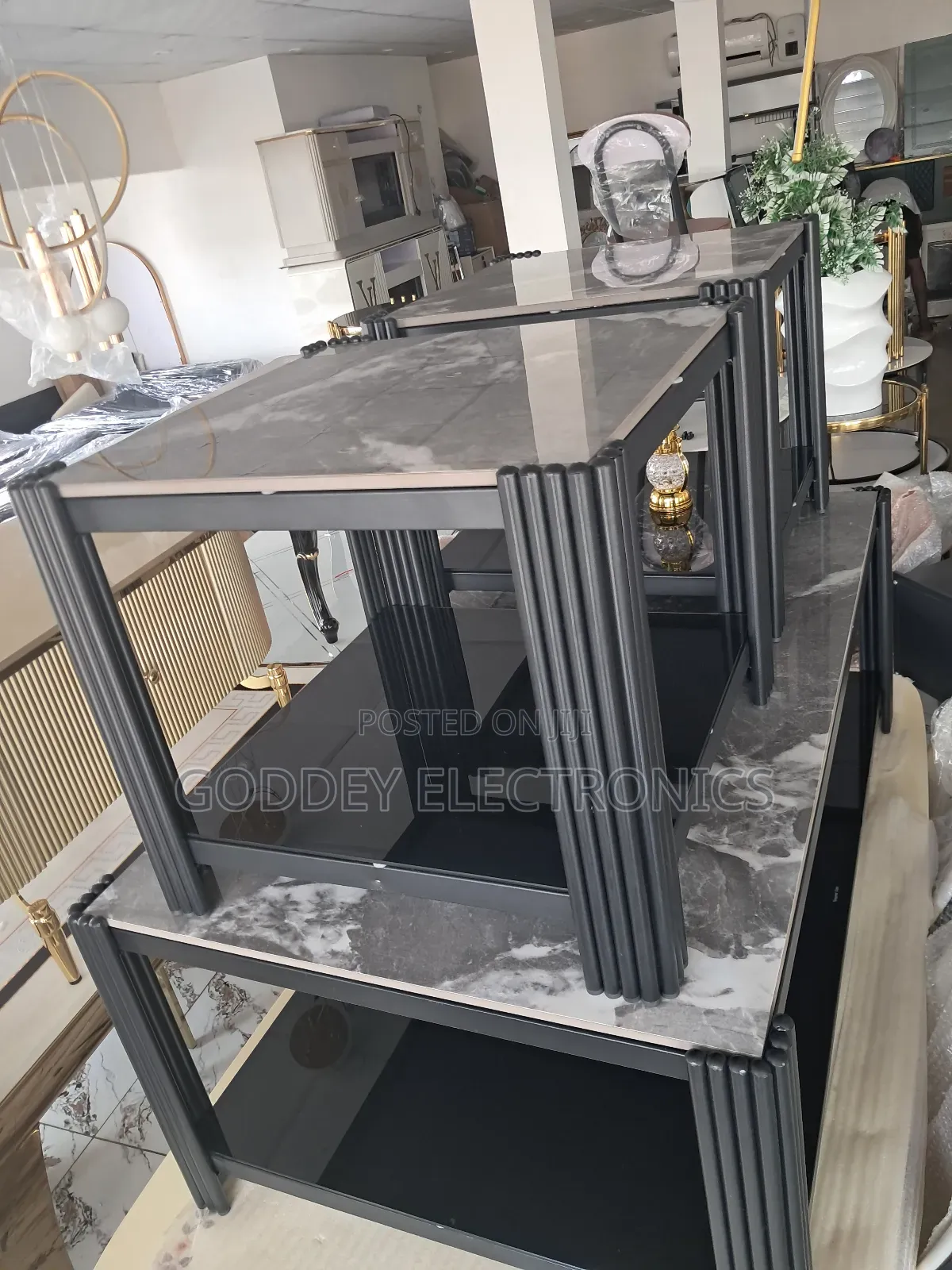 3 Set of Pallor Tables With Room