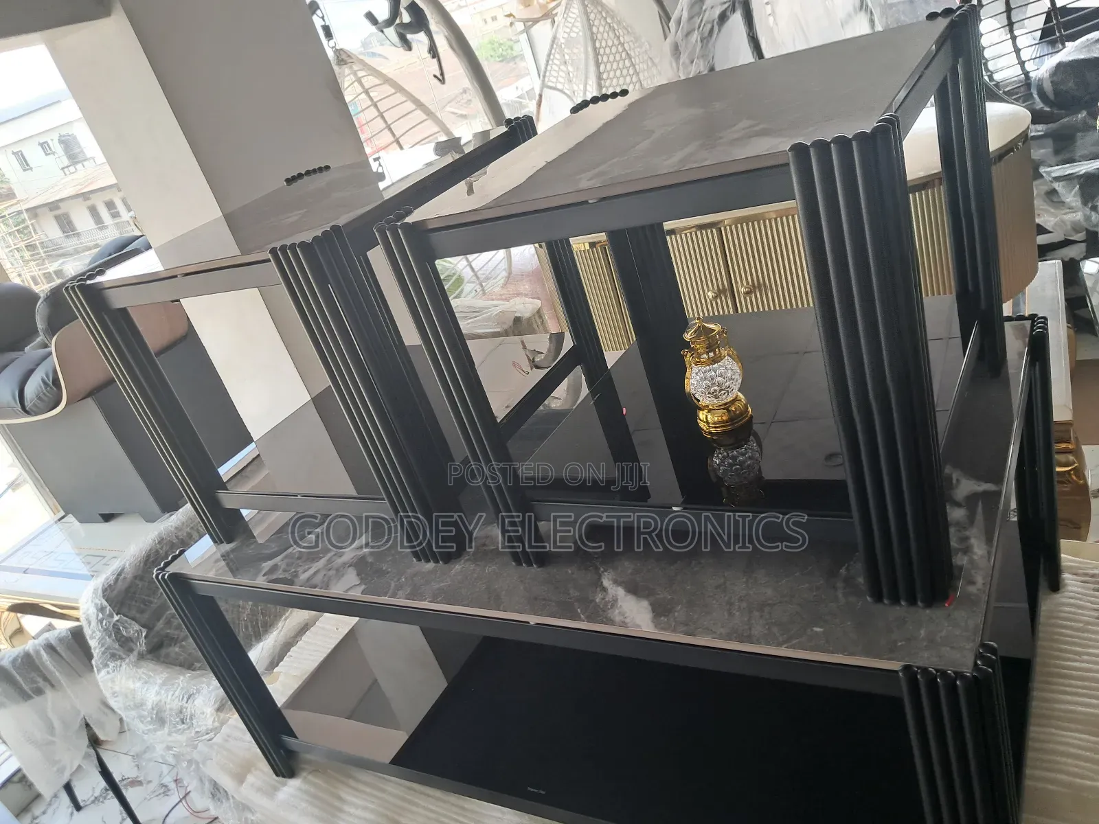 3 Set of Pallor Tables With Room
