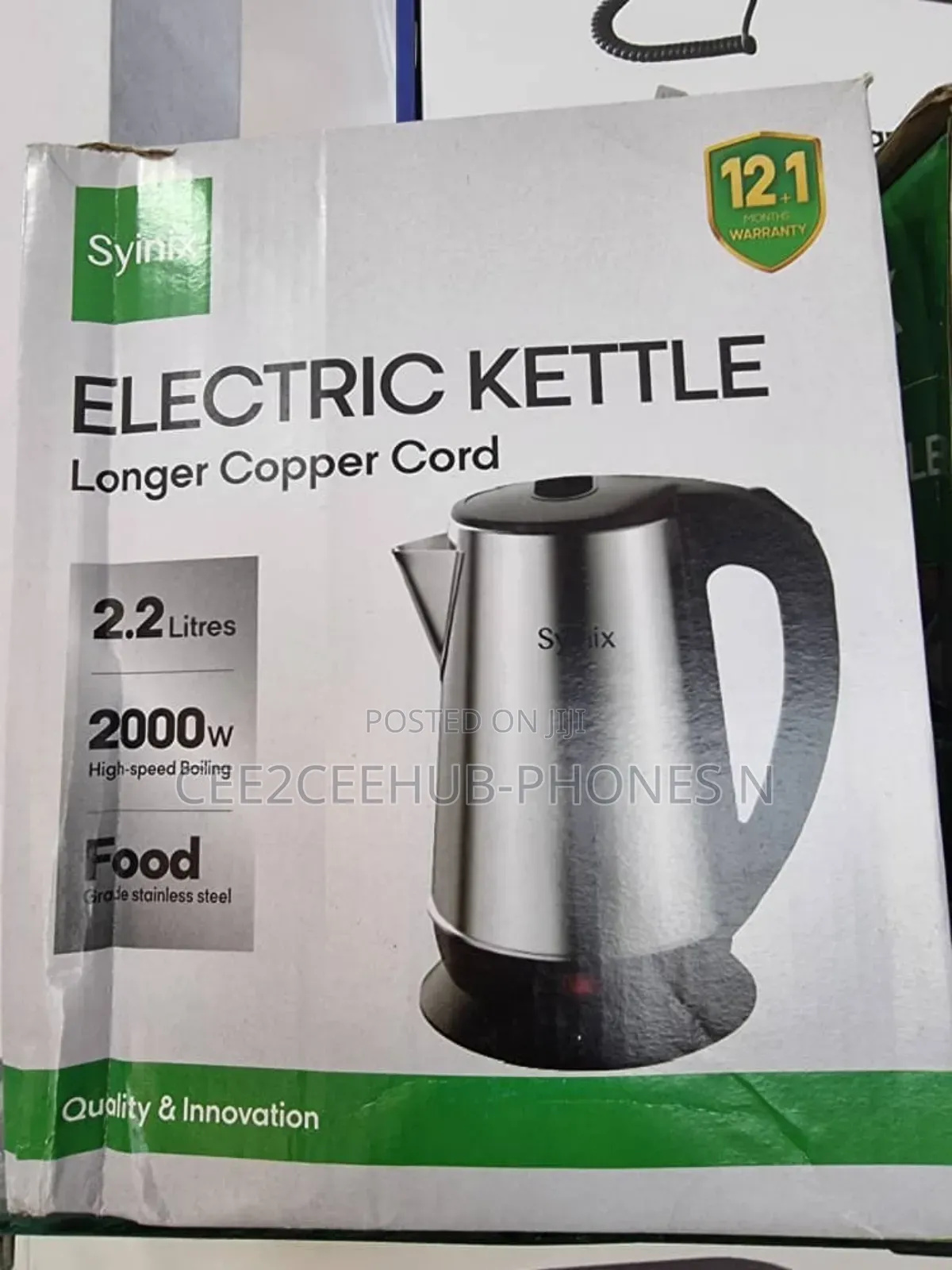 Synix 2.2l Electric Kettle