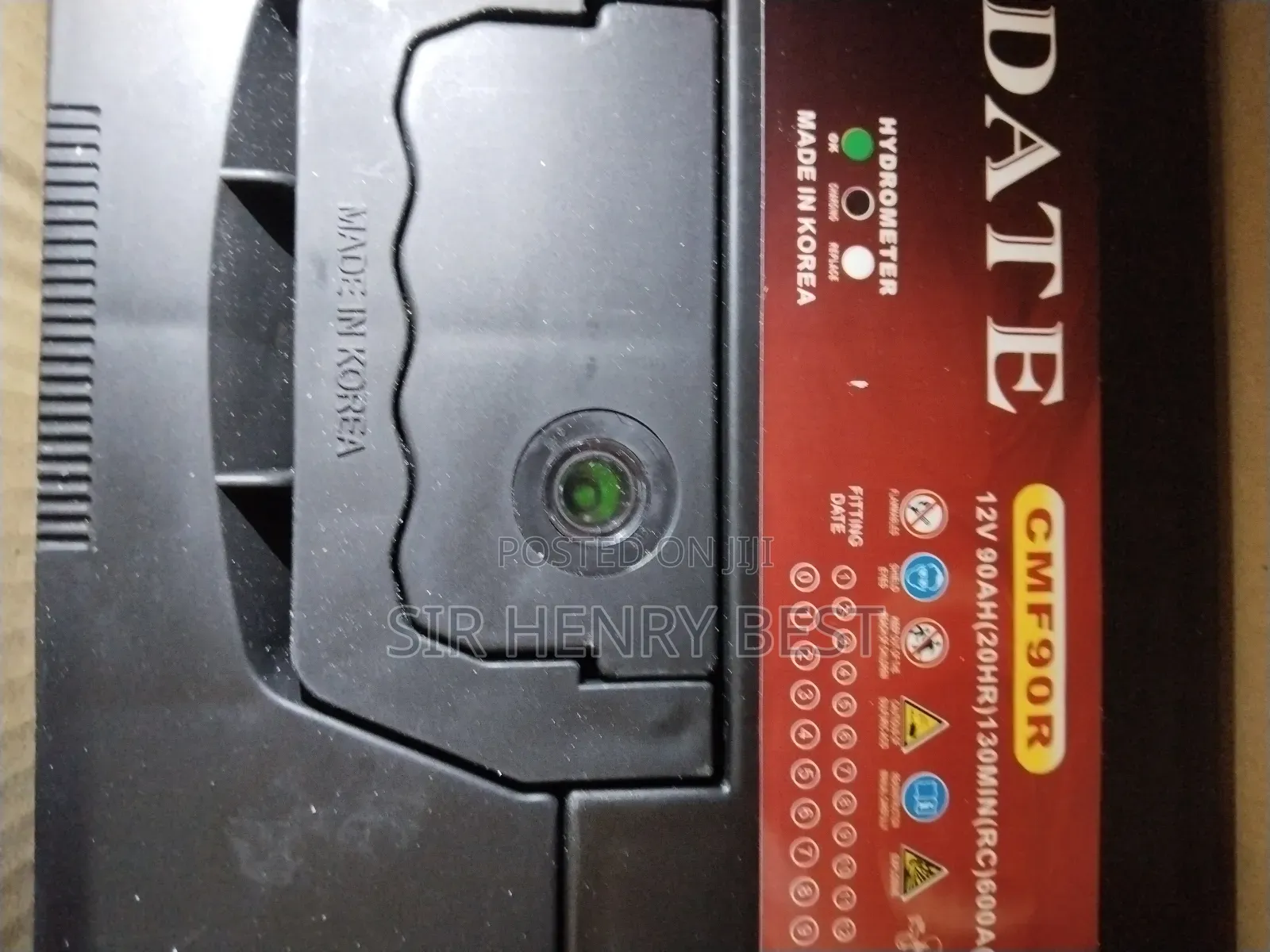 90 Arms Battery.Made In Korea