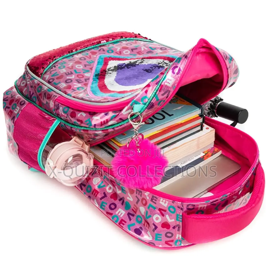 Jasmine Star 3pc “Love” School Bag – (16.5 Inch)