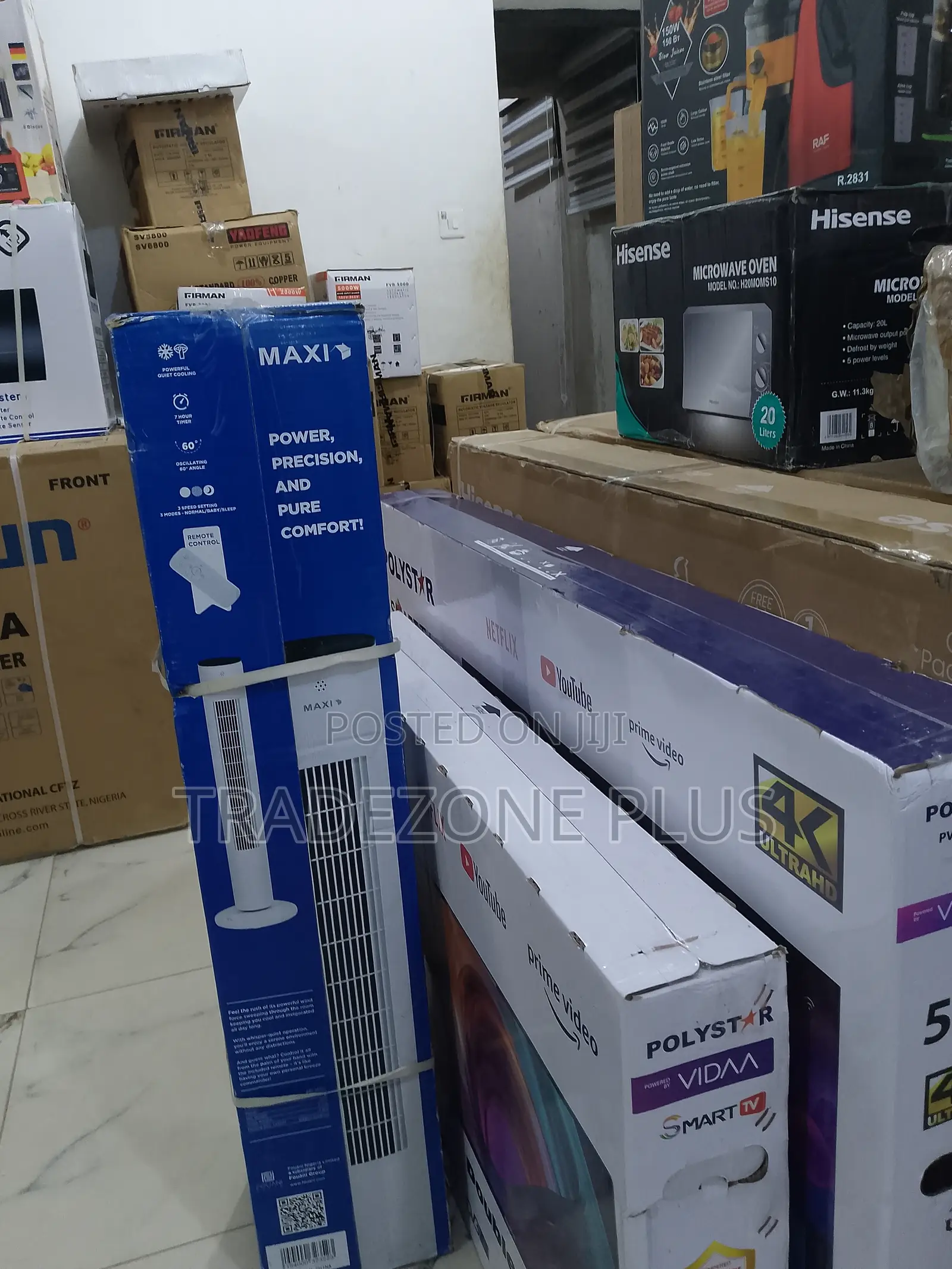 Maxi Tower Fan – Energy-Efficient With Quiet Operation