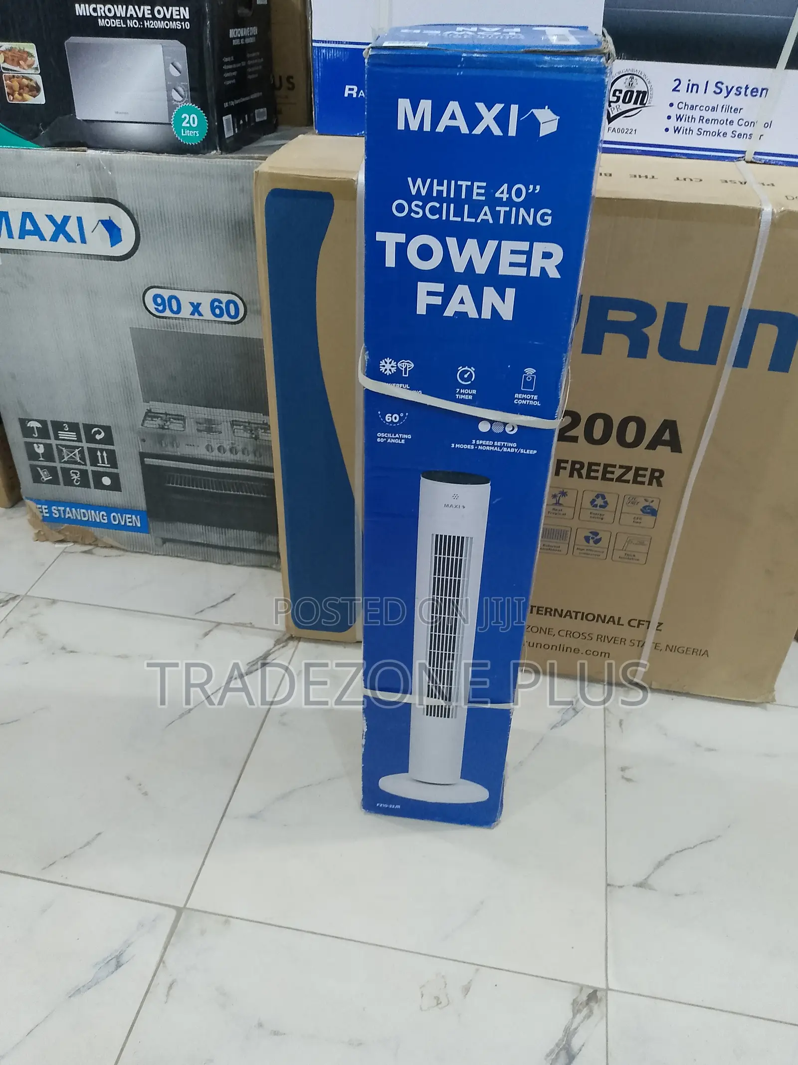 Maxi Office Fan – Quiet Operation Wide Oscillation
