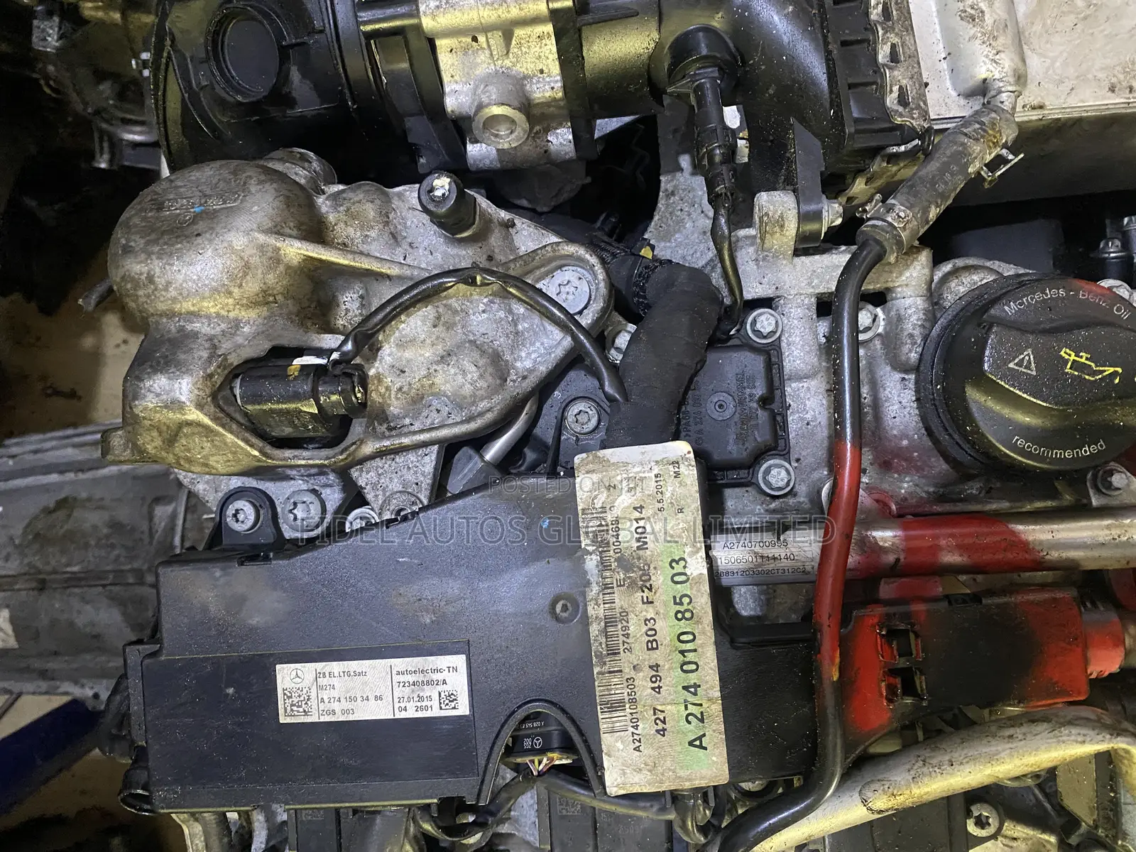 Mercedes Benz GLC 300 / C300 / E200 2015 M274 Engine
