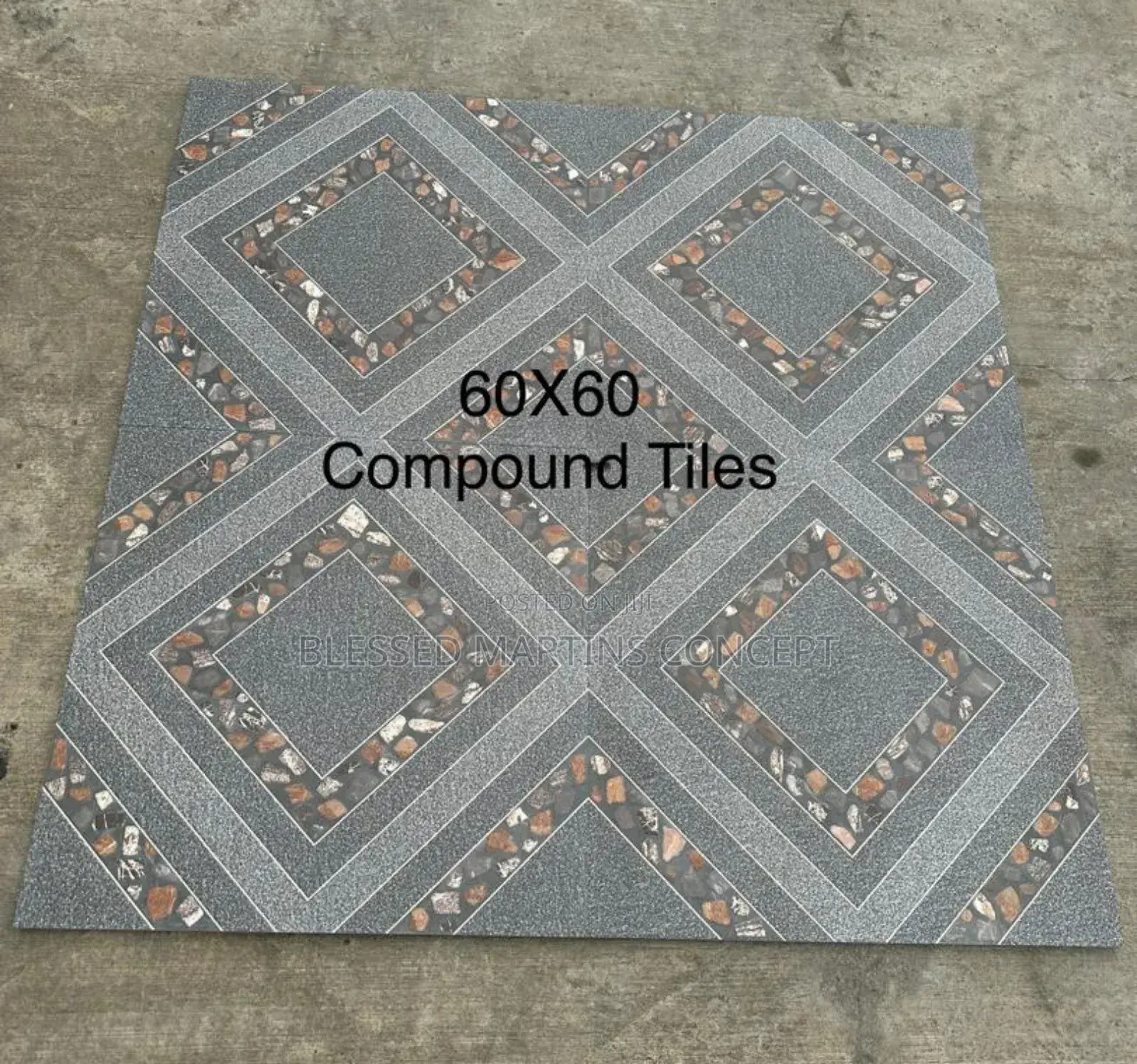 High Quality Porcelain Compound/Car Park Floor Tiles