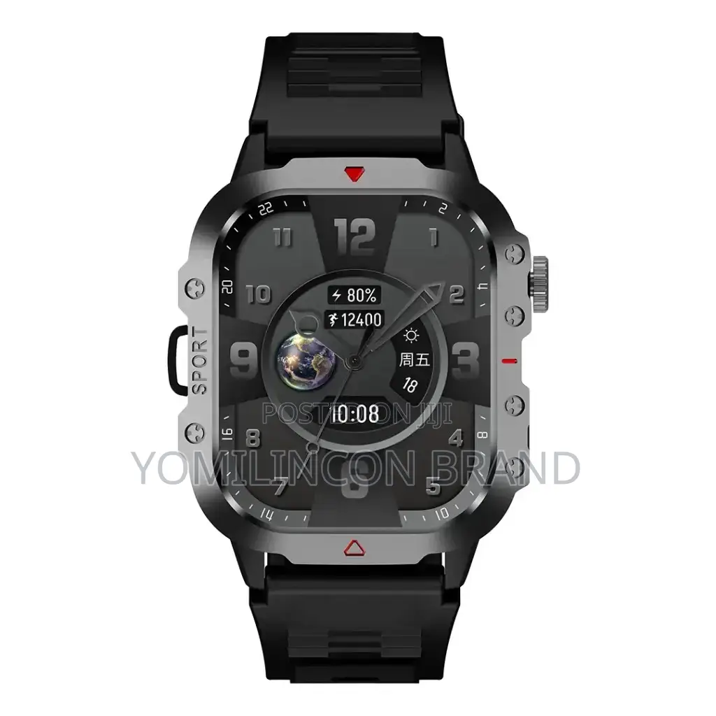 Green Lion Gravix Smart Watch - Black