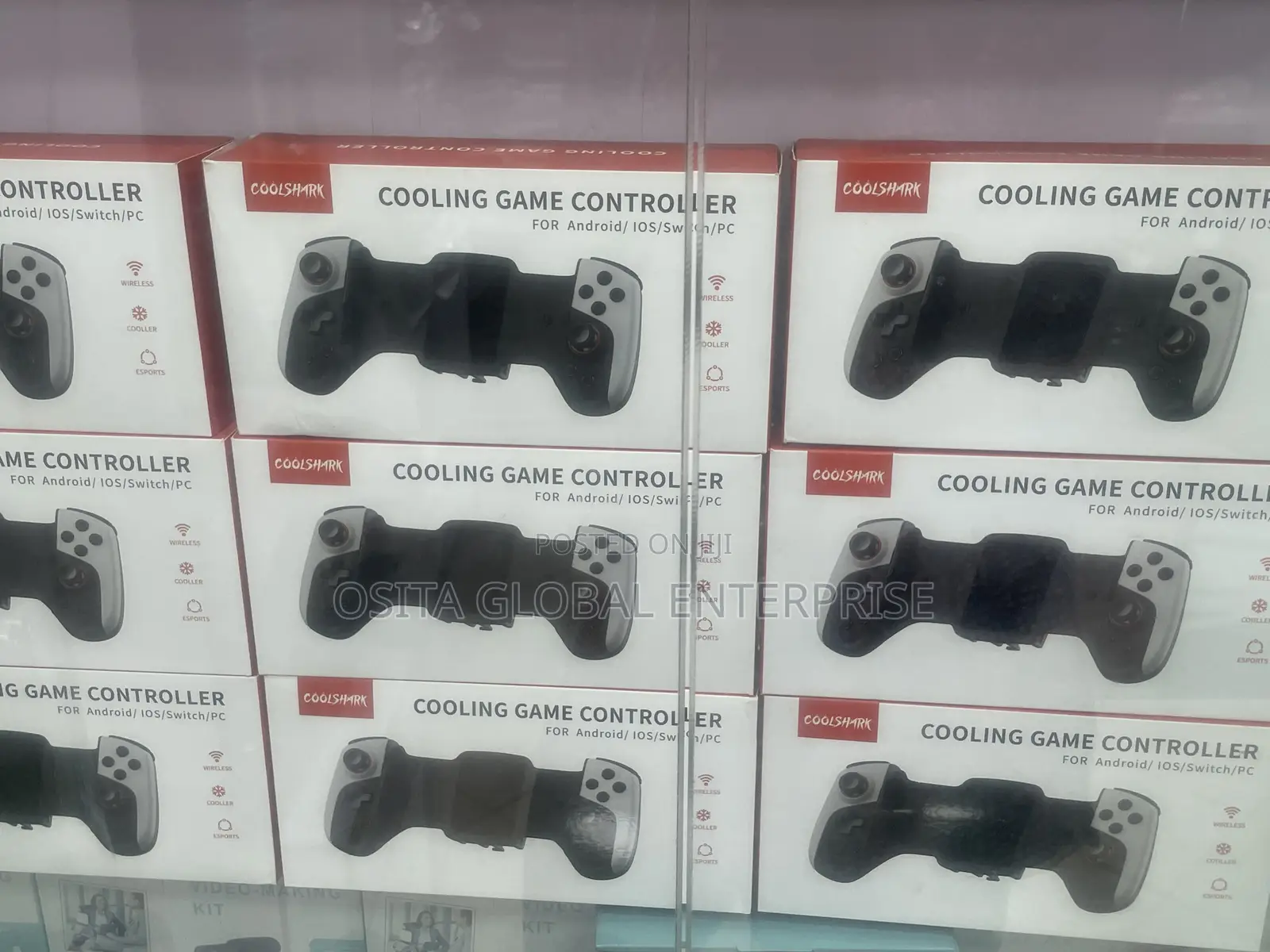 Cooling Game Controller for Android, Ios, Switch and PCS
