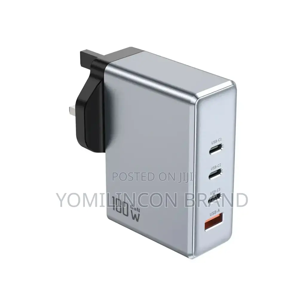 Green Lion Gan Premium Uk Plug Wall Charger 100w