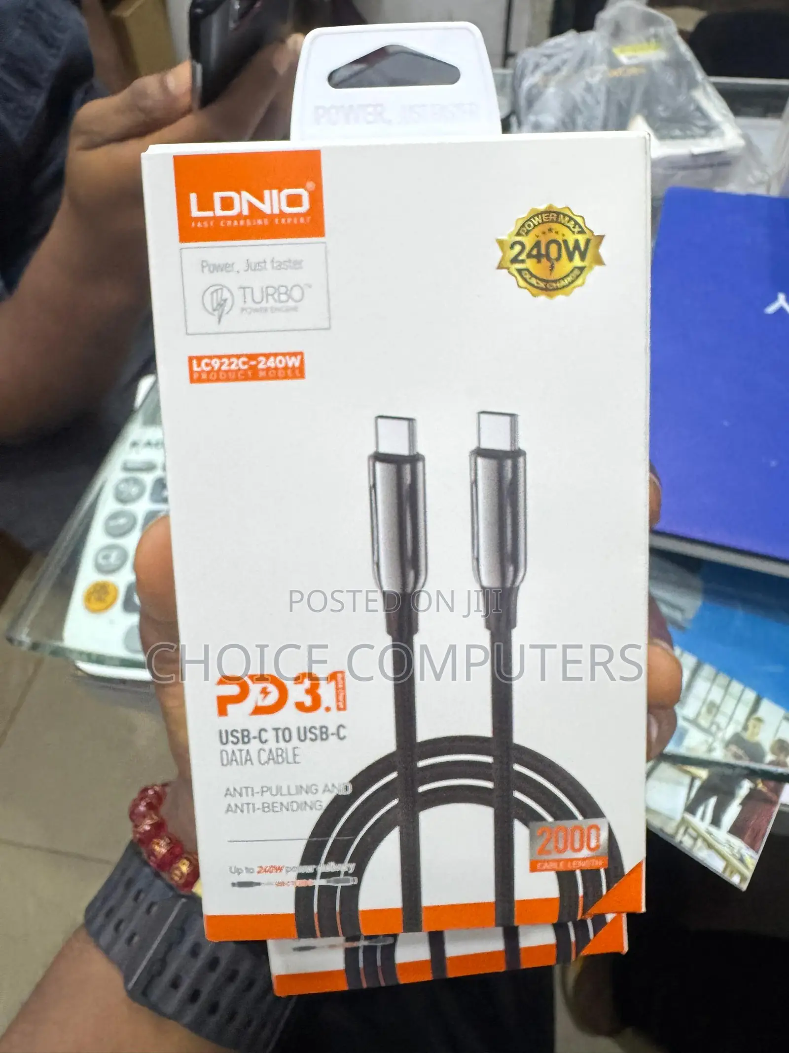 Thunderbolt 4 Usb C Cable 8k/4k 40gbps For Macbook & iPhone