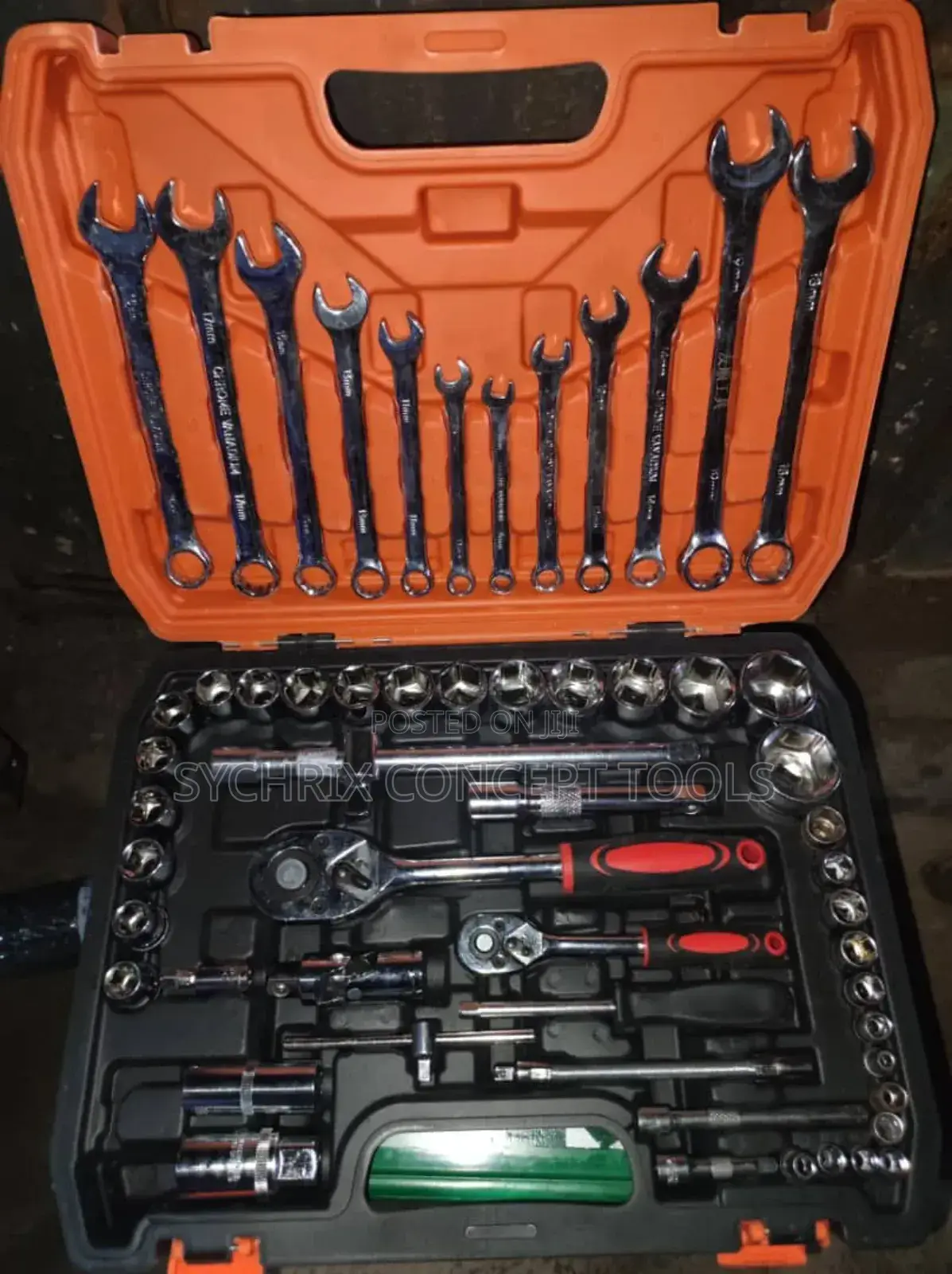 61 PCS 1/2"Inch Dr.Socket Wrench Set Quality for Car