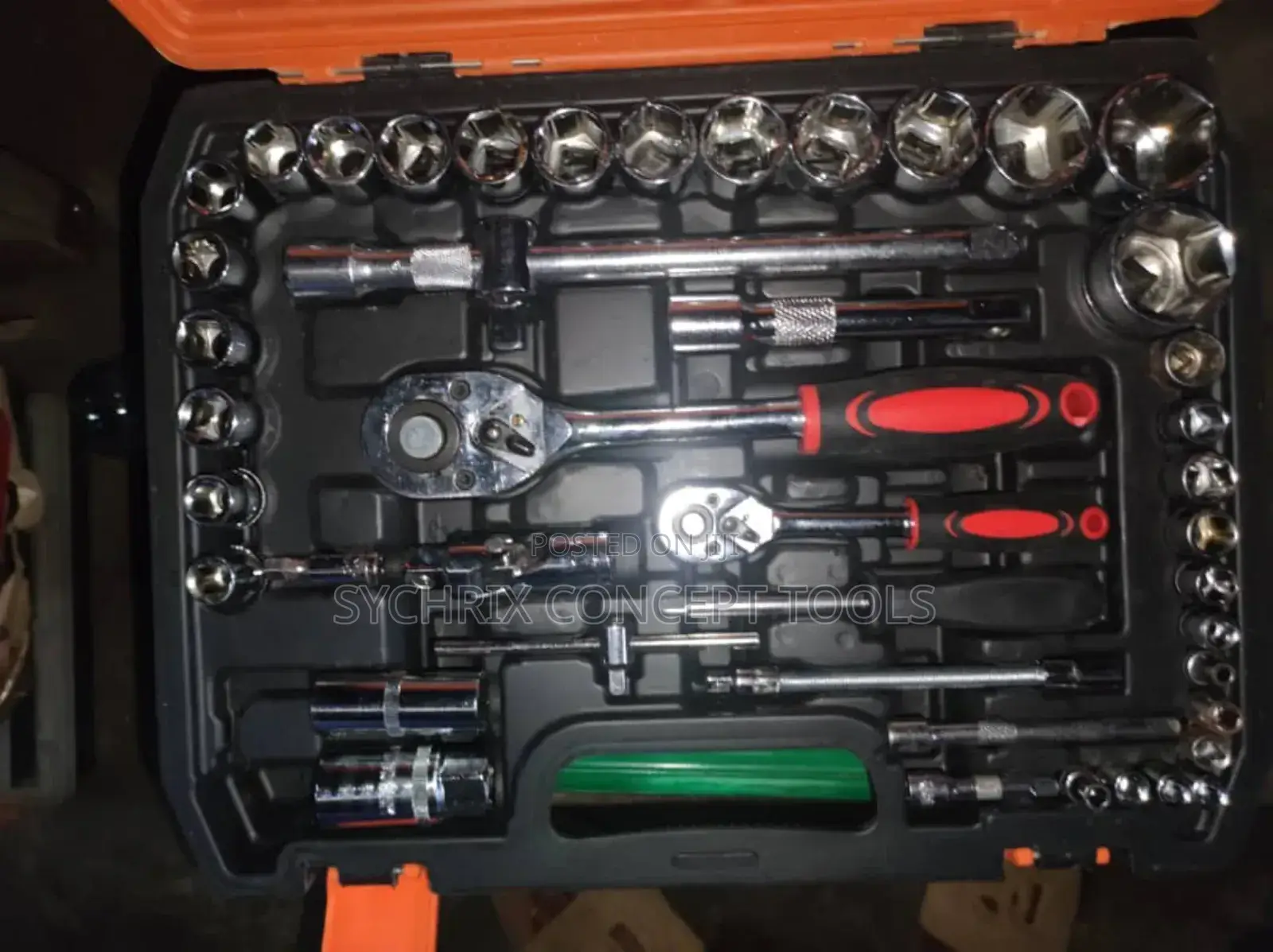 61 PCS 1/2"Inch Dr.Socket Wrench Set Quality for Car