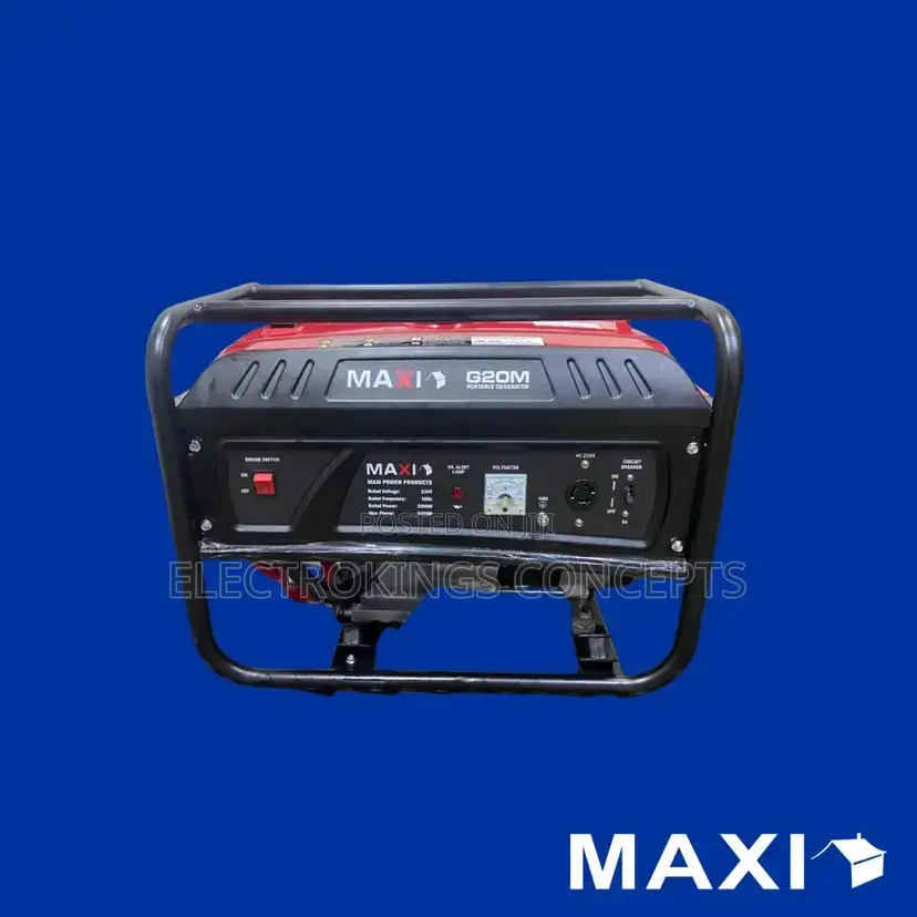Maxi Generator 2.5kva | 2.0kw | Manual (G20m)