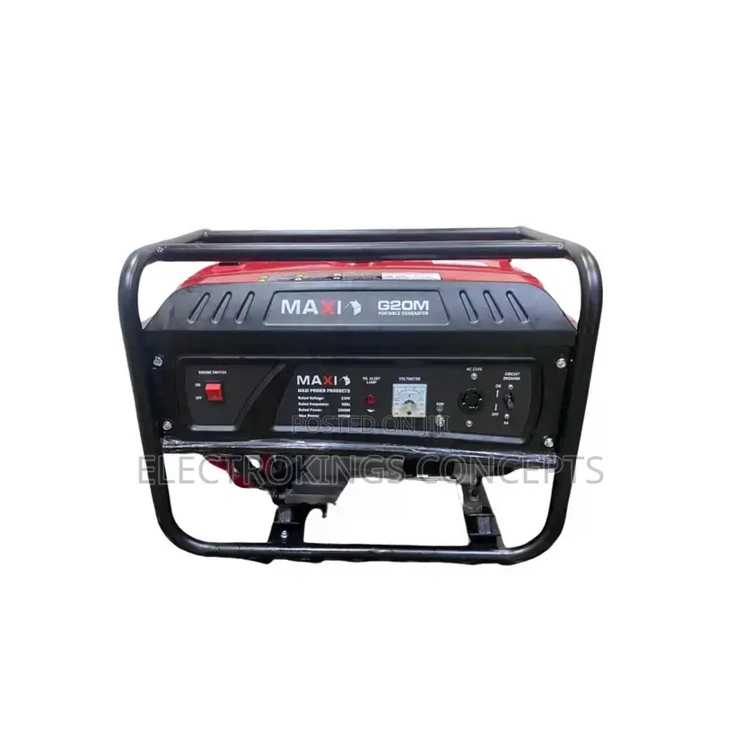 Maxi Generator 2.5kva | 2.0kw | Manual (G20m)