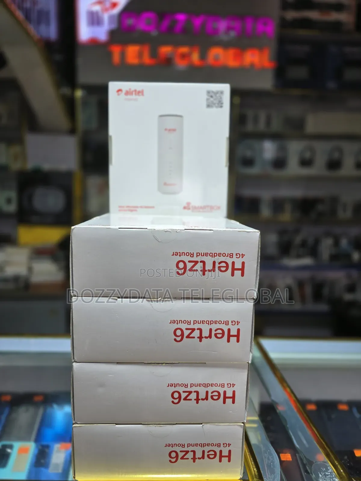 Airtel Internet Hertz6 4g Broadband Router (Unlimited Data)